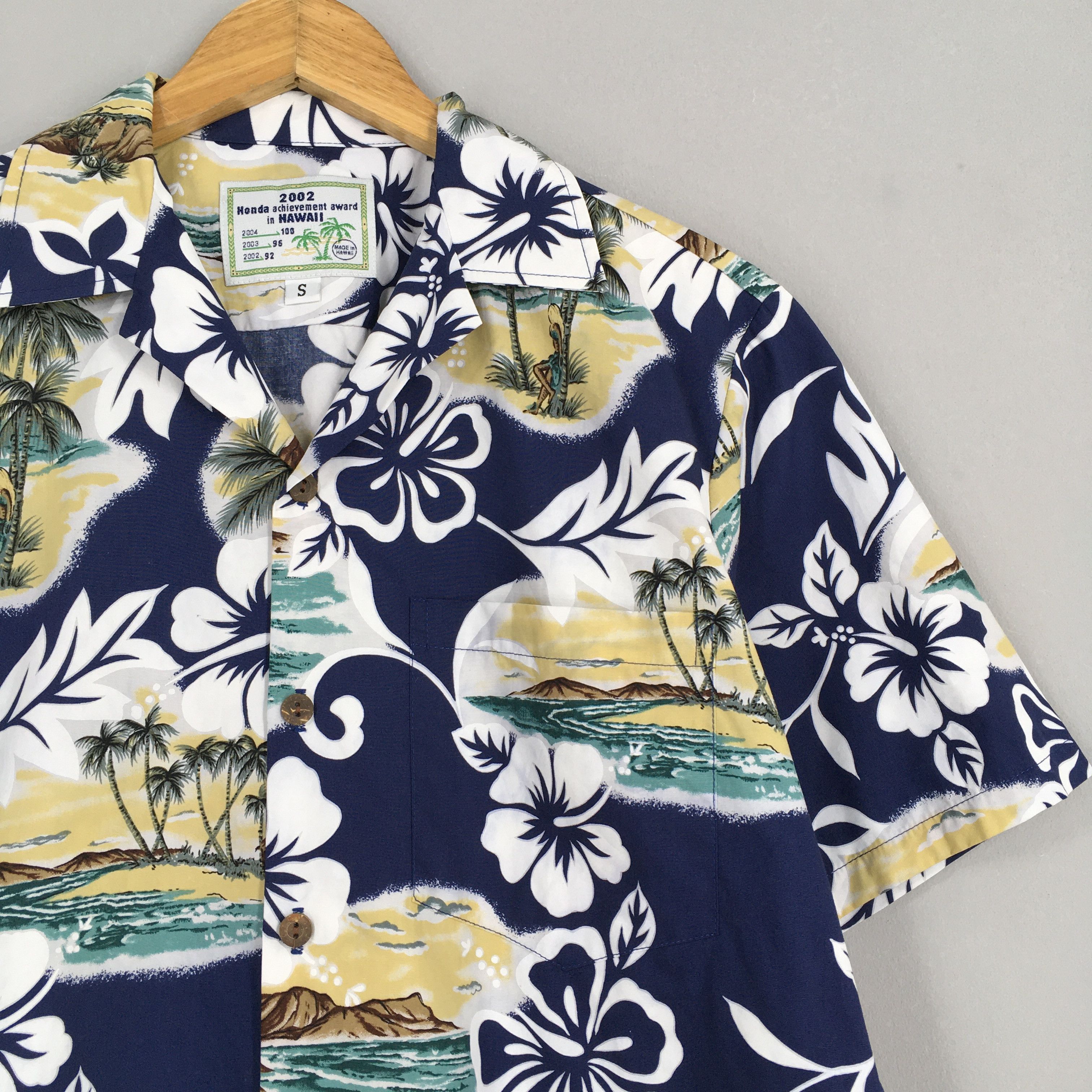 Life's a Beach Vintage Floral Hawaiian Palm Beach Surf Shirt Small Size US S / EU 44-46 / 1 - 2 Thumbnail