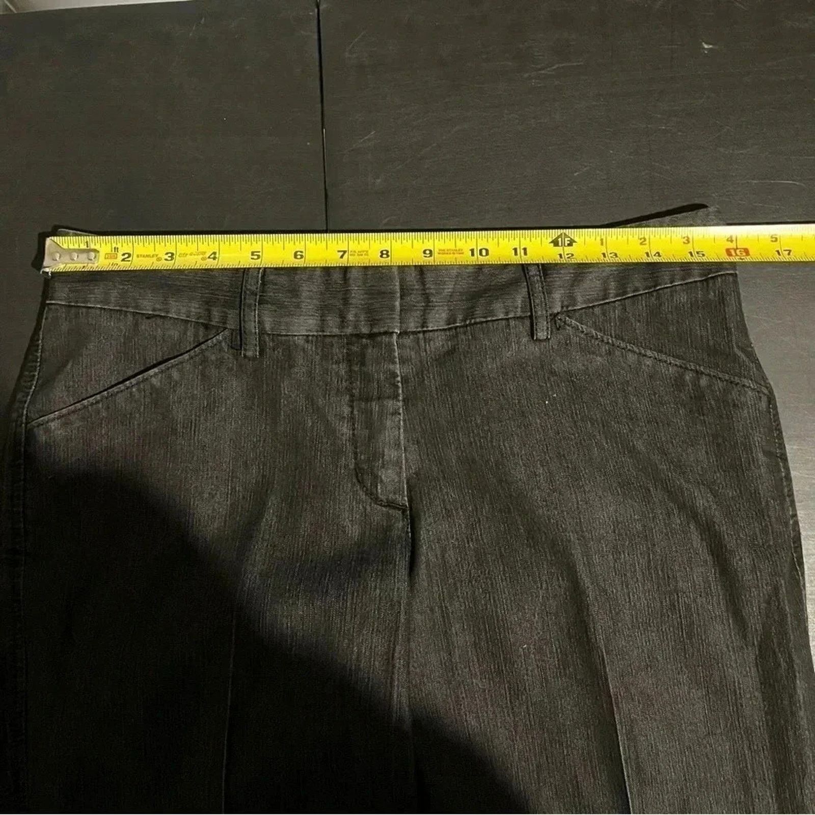 Express Express Pants Gray Black Size 6 Editor Dress Pant Size 28" / US 6 / IT 42 - 6 Thumbnail