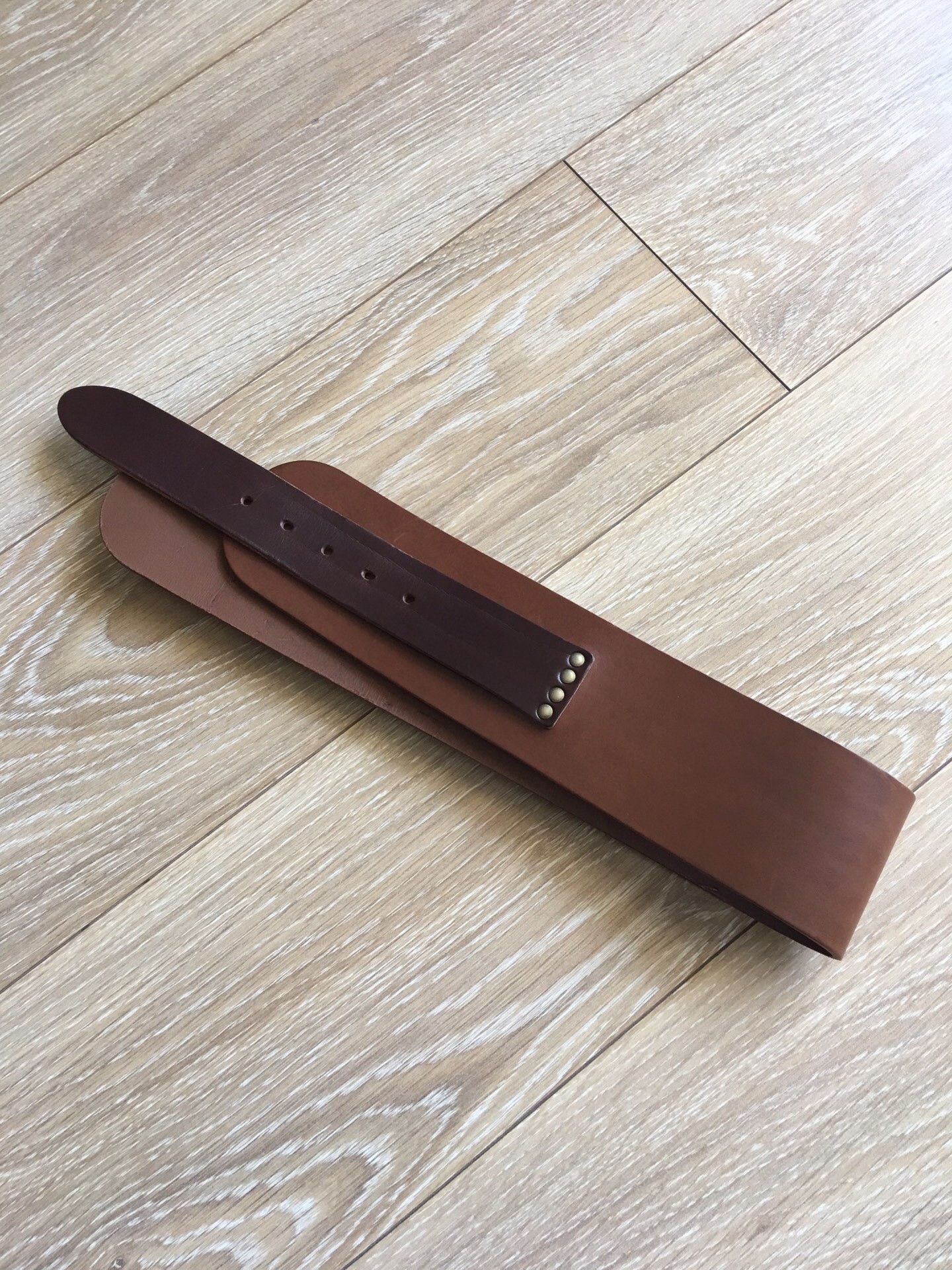 Dolce & Gabbana DG Runway Brown Leather Belt Size ONE SIZE - 3 Thumbnail