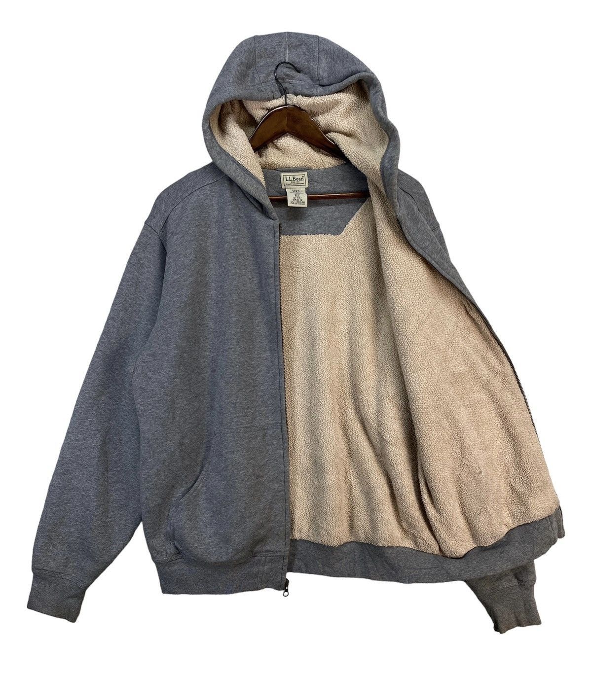 L.L. Bean Vtg L.L.Bean Fur Lining Hoodie Jacket Size US M / EU 48-50 / 2 - 3 Thumbnail