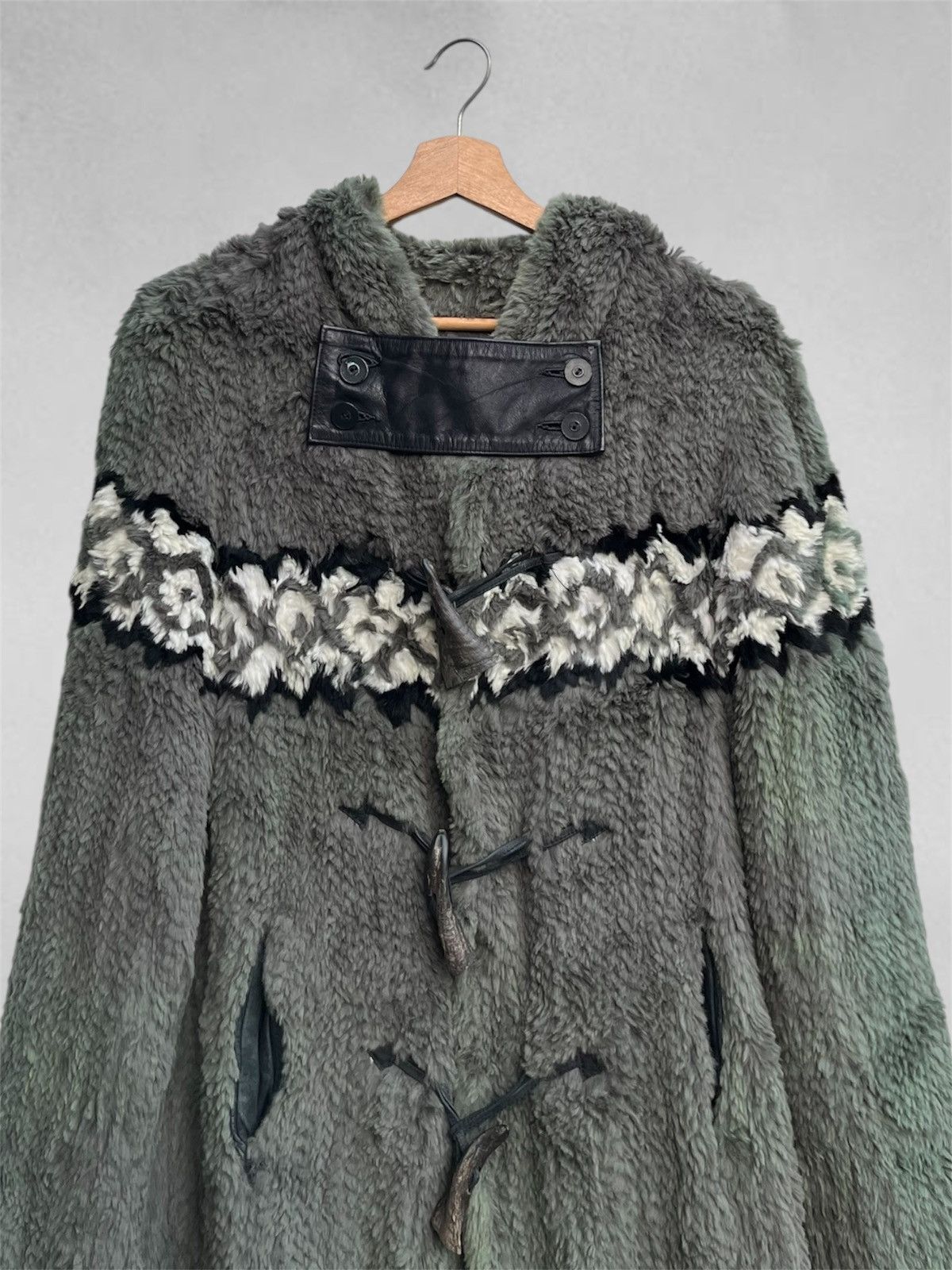 Isamu Katayama Backlash Isamu Katayama Backlash Rabbit Fur Leather Pockets Hoodie Size US M / EU 48-50 / 2 - 8 Thumbnail