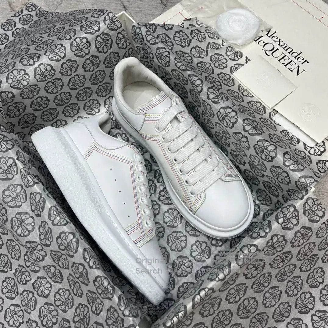Alexander McQueen Alexander McQueen 2022 Color Embroidered Sneaker. Size US 8.5 / EU 41-42 - 4 Thumbnail