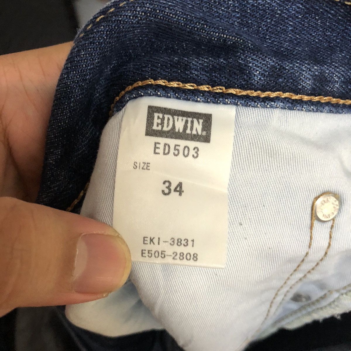 Edwin Edwin Blue Denim vintage japan Pants #A1391 Size US 34 / EU 50 - 20 Thumbnail