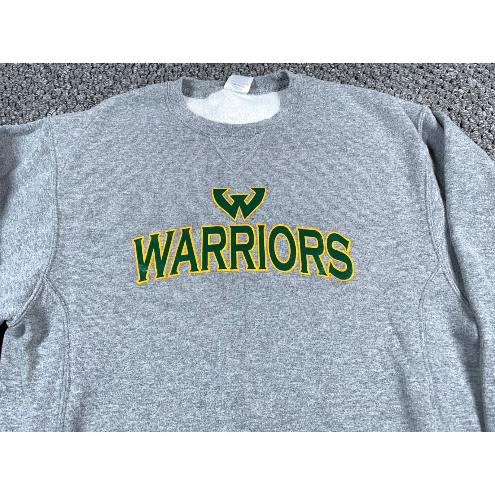Russell Athletic Russell Athletic Warriors Graphic Sweatshirt Adult Medium Gray Crewneck Sports Size US M / EU 48-50 / 2 - 4 Thumbnail