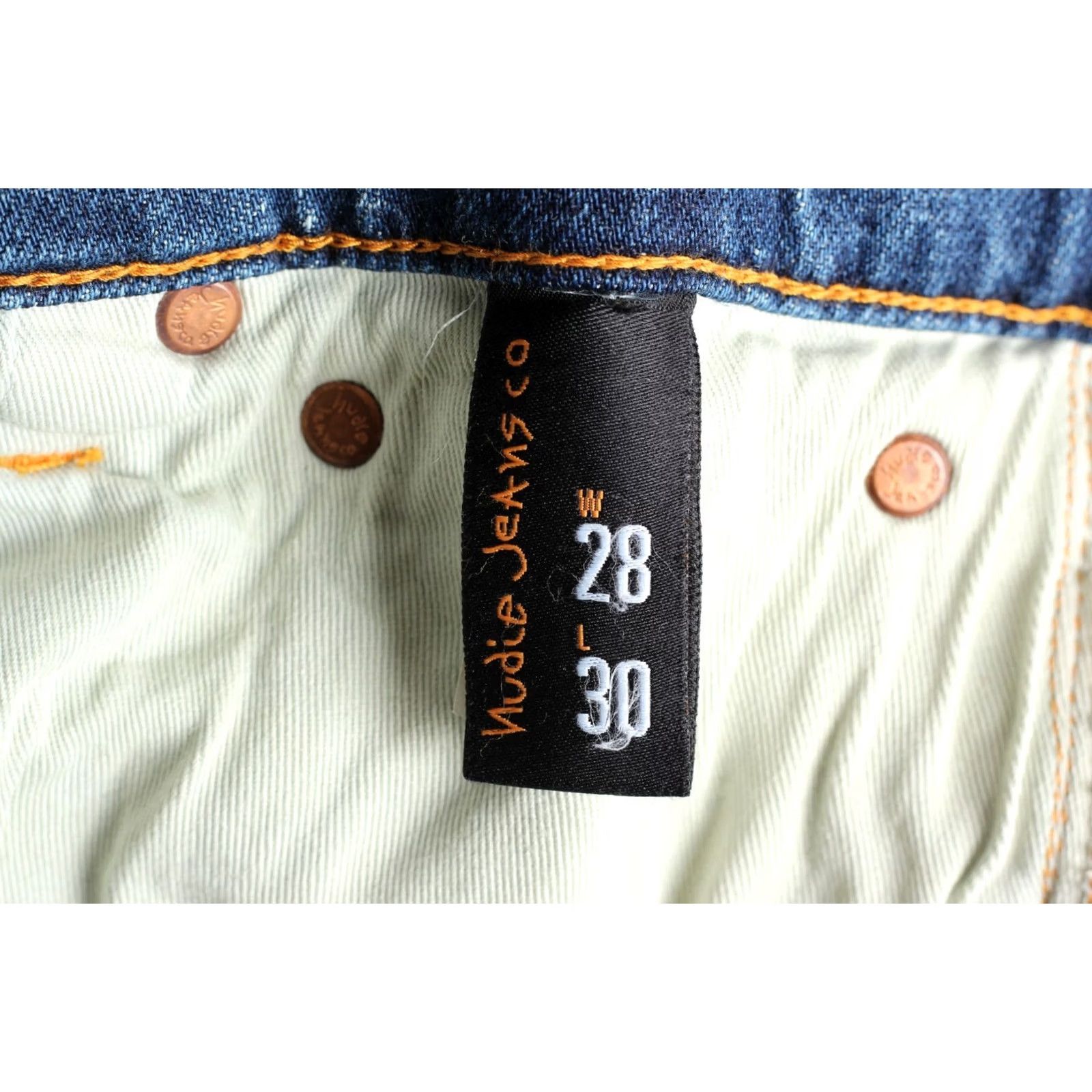 Nudie Jeans NUDIE JEANS Brute Knut Jeans Men Size W28 L30 Dakota Blue DZ7433 Size US 28 / EU 44 - 6 Thumbnail