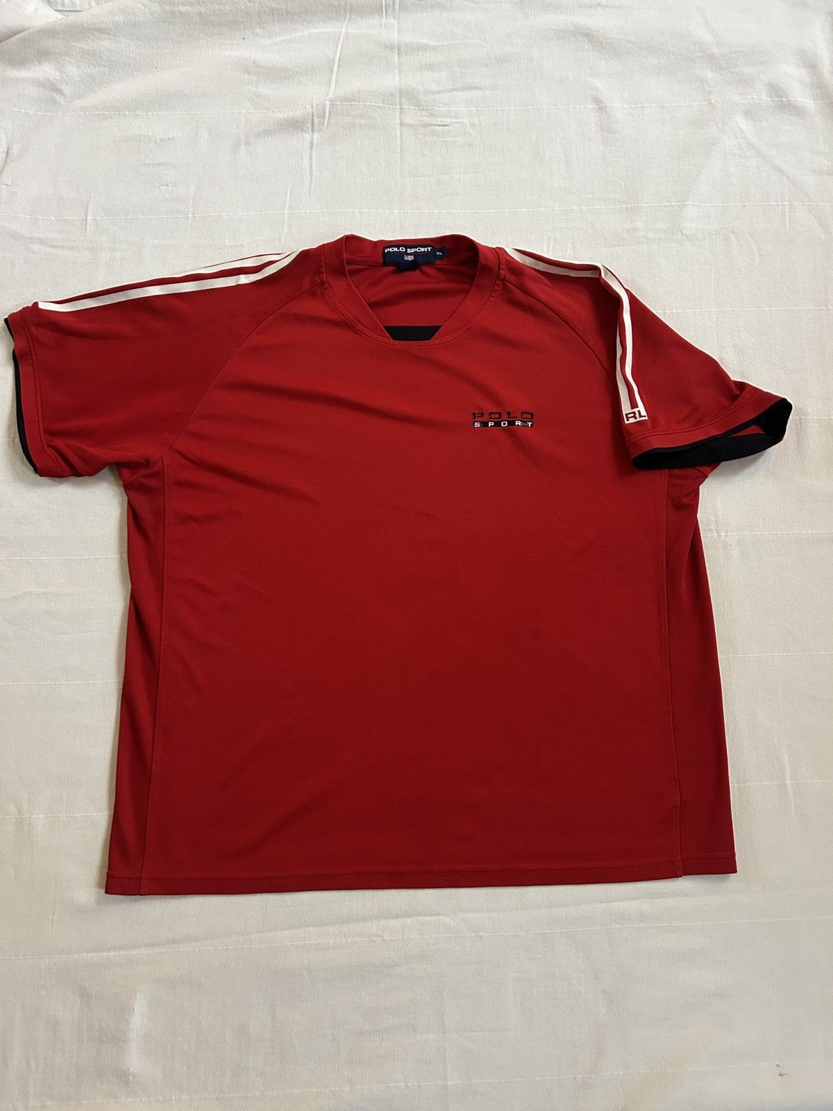 Polo Ralph Lauren Polo Sport Vintage Soccer Jersey T Shirt 90s Size US XL / EU 56 / 4 - 1 Thumbnail