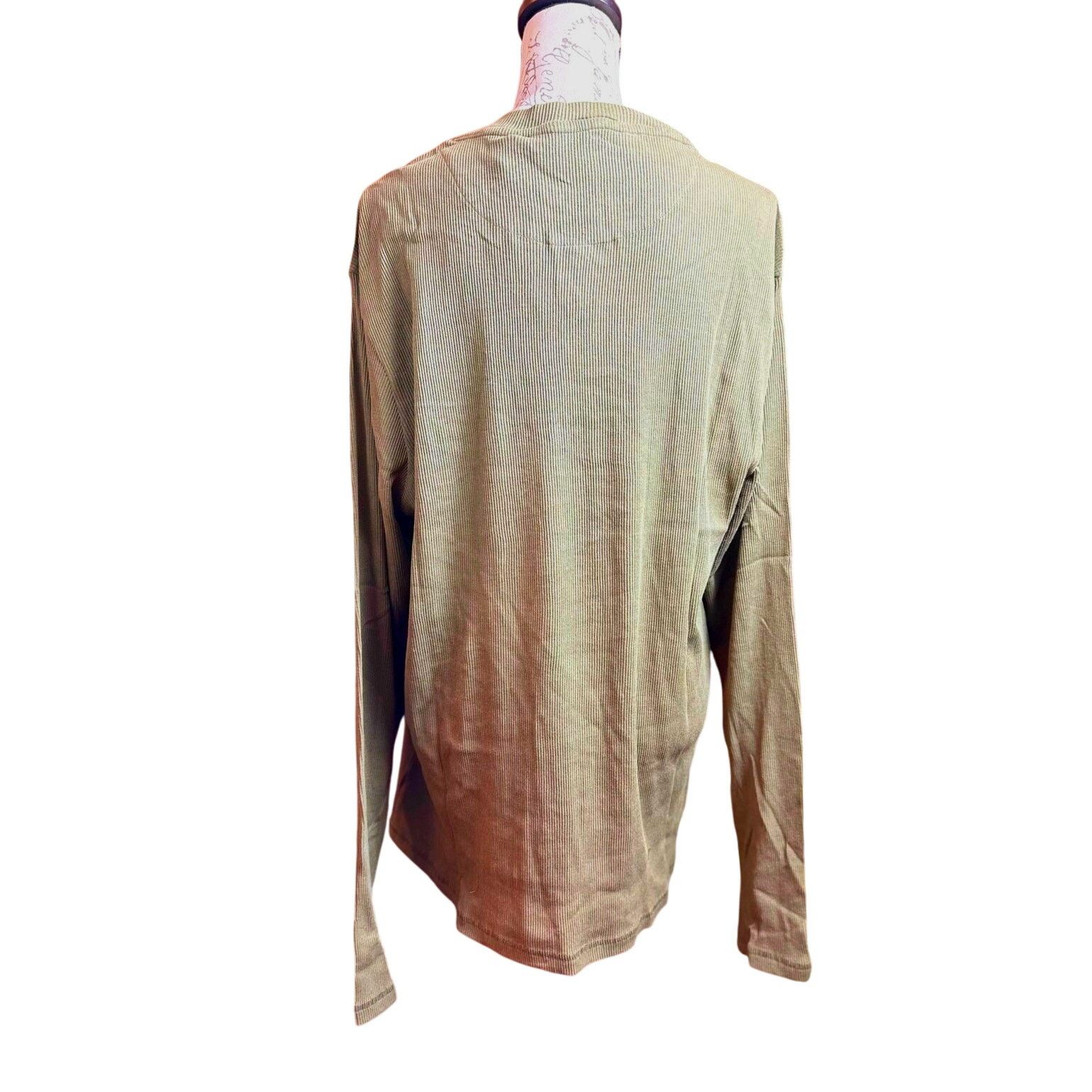 Other Buffalo Nirvana Long Sleeve Henley Olive Mens XXL Size US XXL / EU 58 / 5 - 9 Thumbnail