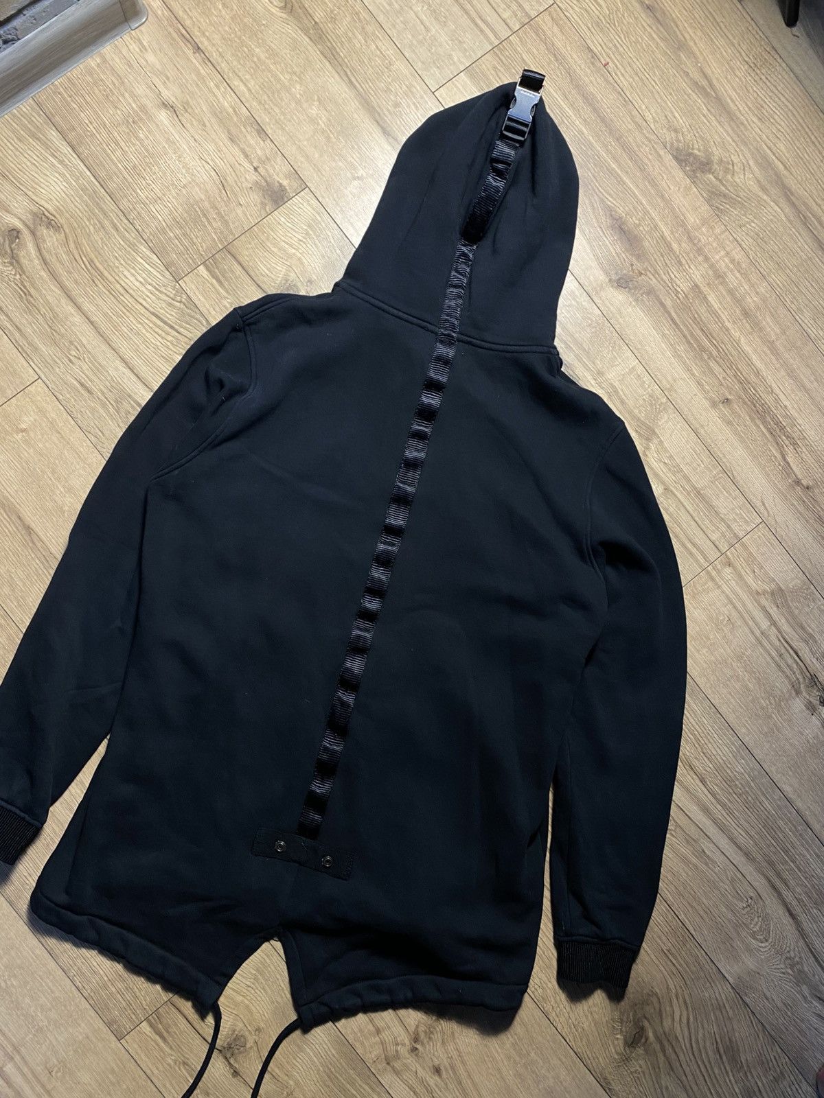 Diesel Diesel Mens Black Zip Up Hoodie Size XL Hooded Sweatshirt Size US XL / EU 56 / 4 - 2 Thumbnail