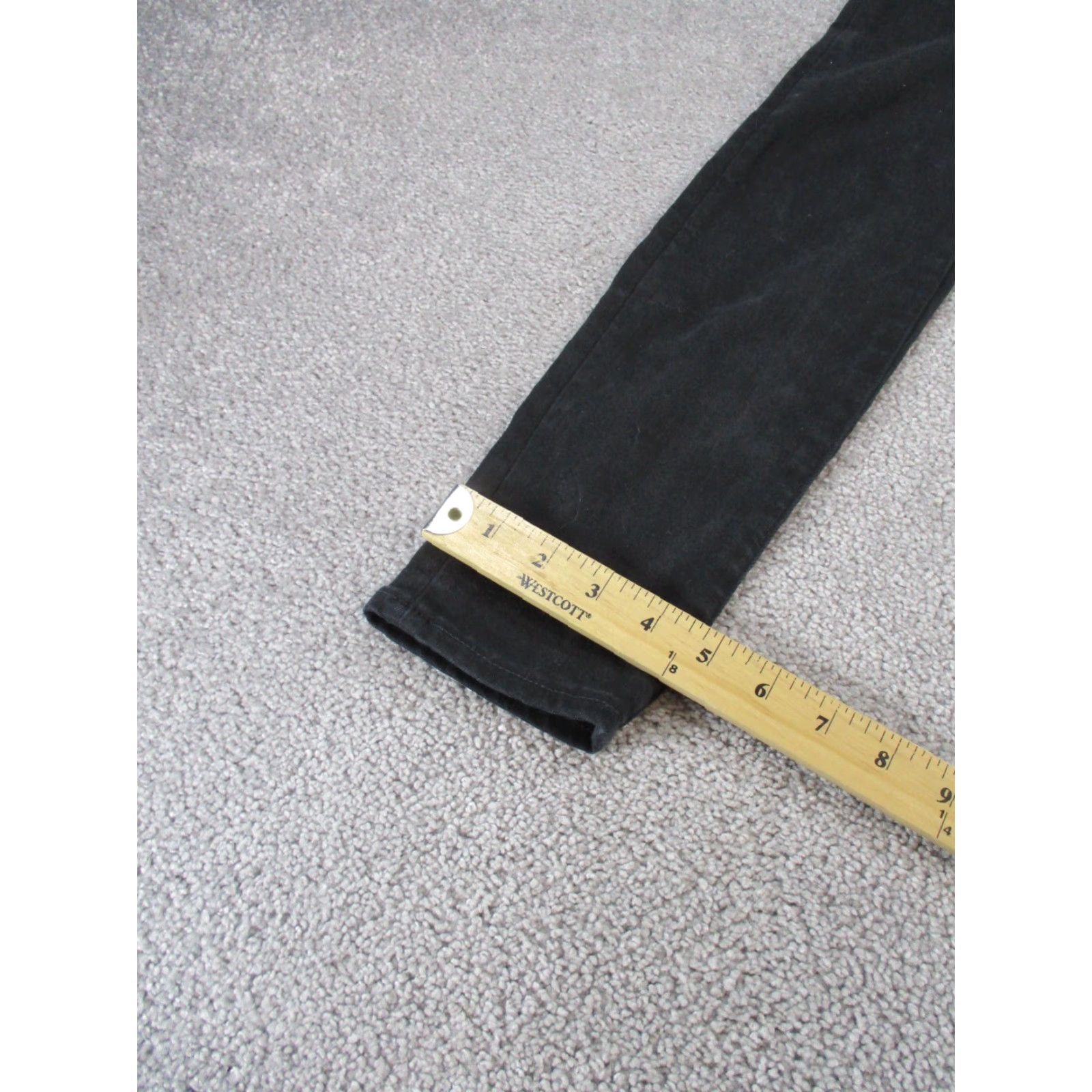 Madewell Madewell Jeans Womens 24 9" Rise Skinny Black Denim - Zip - Charcoal Wash - Mid Rise - Denim - Regular - Womens Size 42" / US 20 - 6 Thumbnail