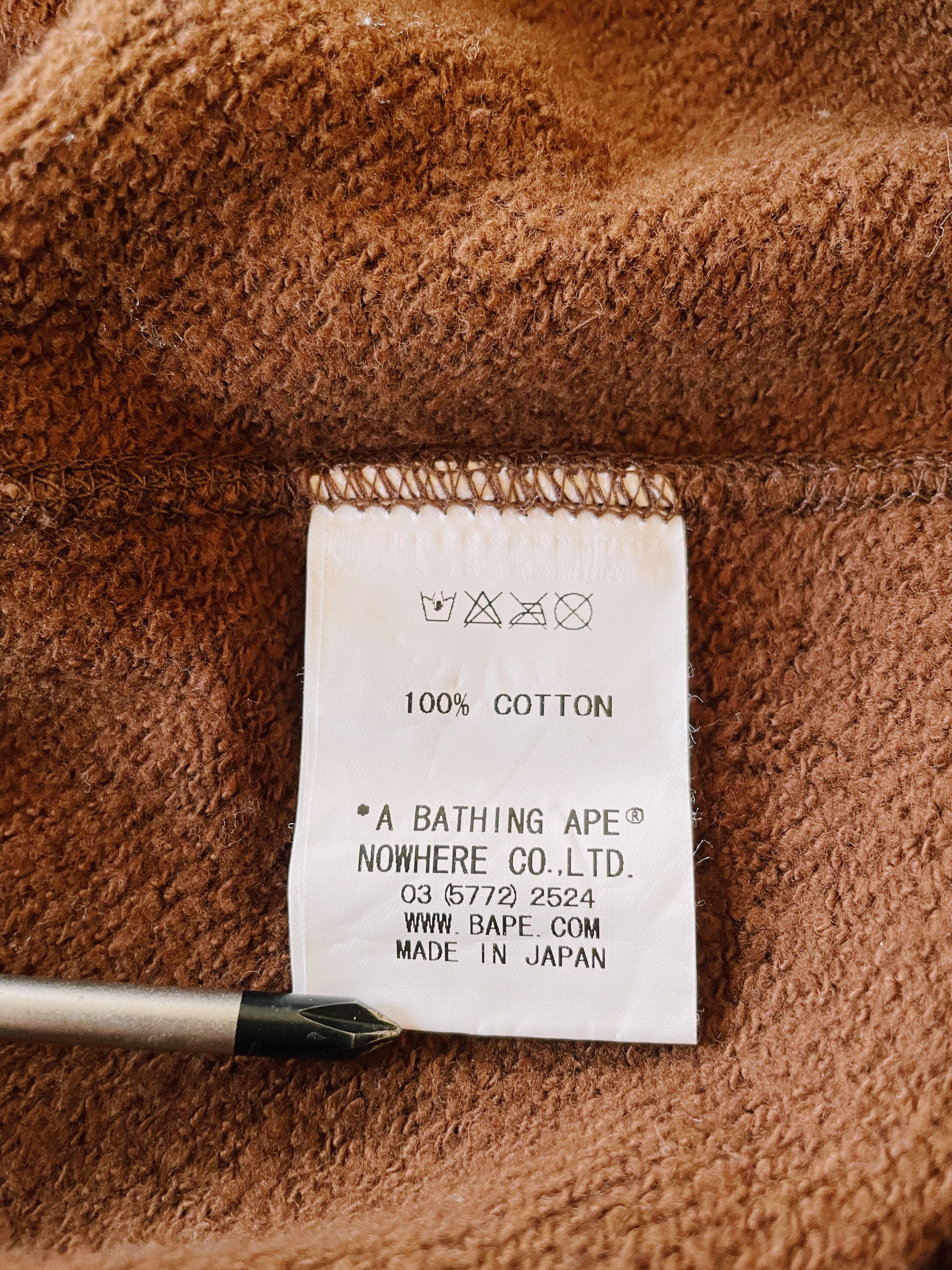 Bape Vintage Y2K Bape A Bathing Ape Sta All Over Full Zip Hoodie Size US M / EU 48-50 / 2 - 4 Thumbnail