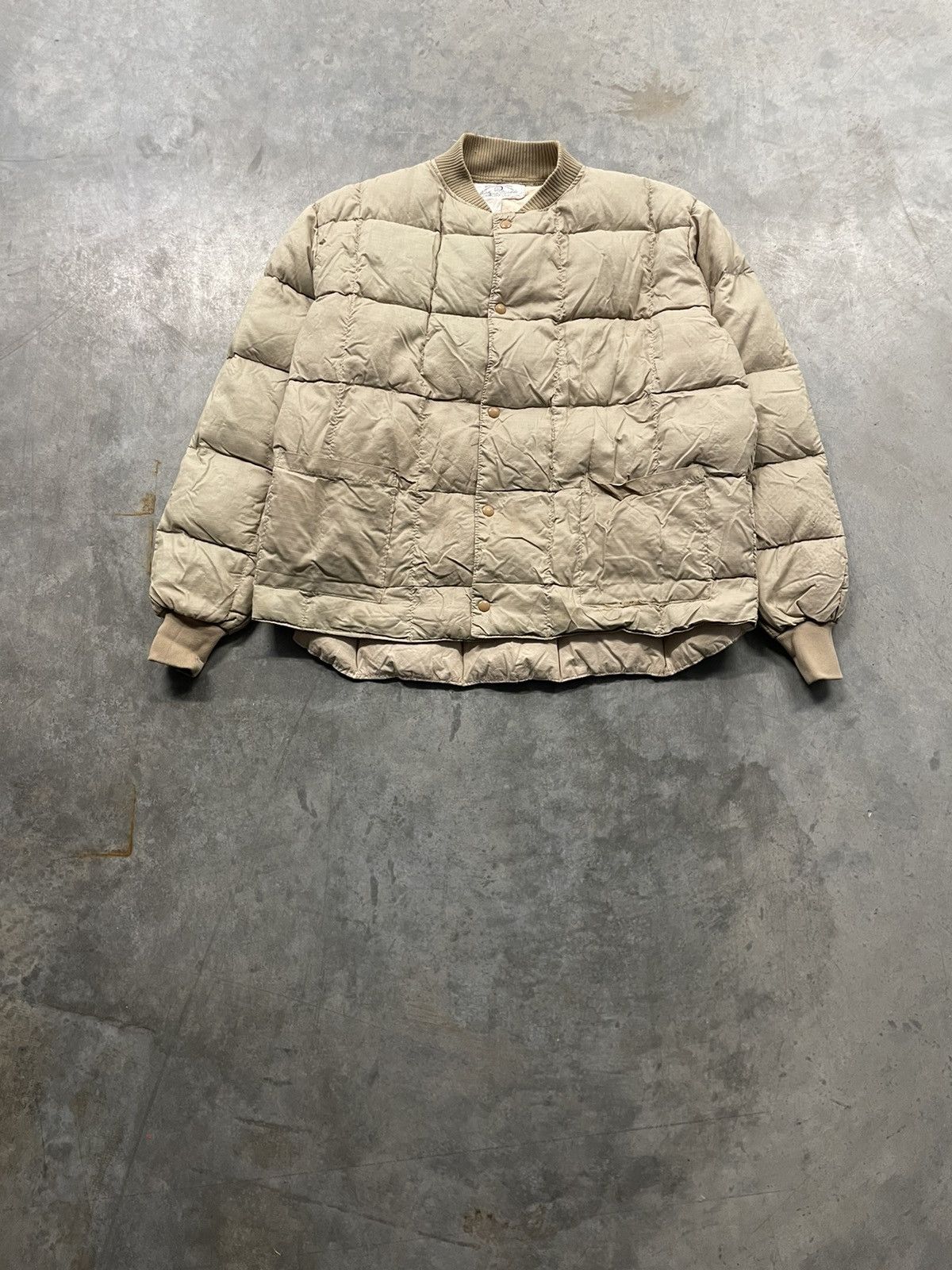 Vintage 60s Orvis Goose Down Puffer Bomber