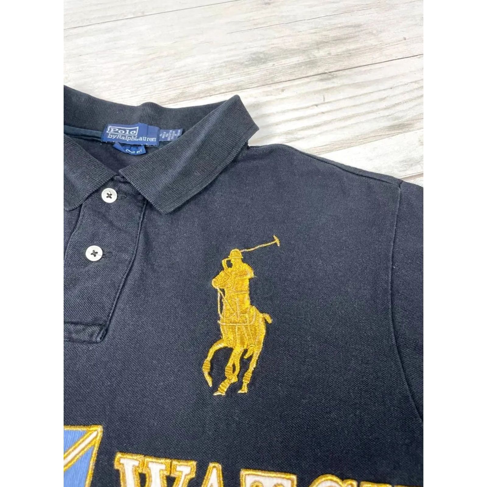 Polo Ralph Lauren VINTAGE Polo Ralph Lauren Rugby Shirt Black Mens Size XL Big Pony Size US XL / EU 56 / 4 - 6 Thumbnail