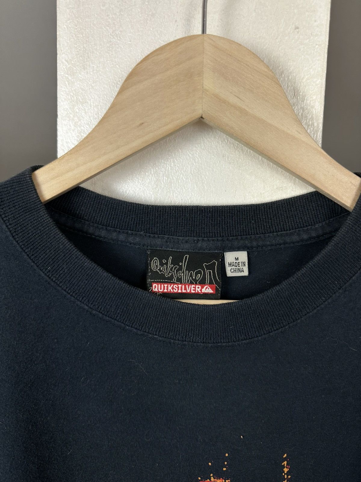 Quiksilver Vintage Quiksilver Big Logo Pink Tee Size US M / EU 48-50 / 2 - 5 Thumbnail