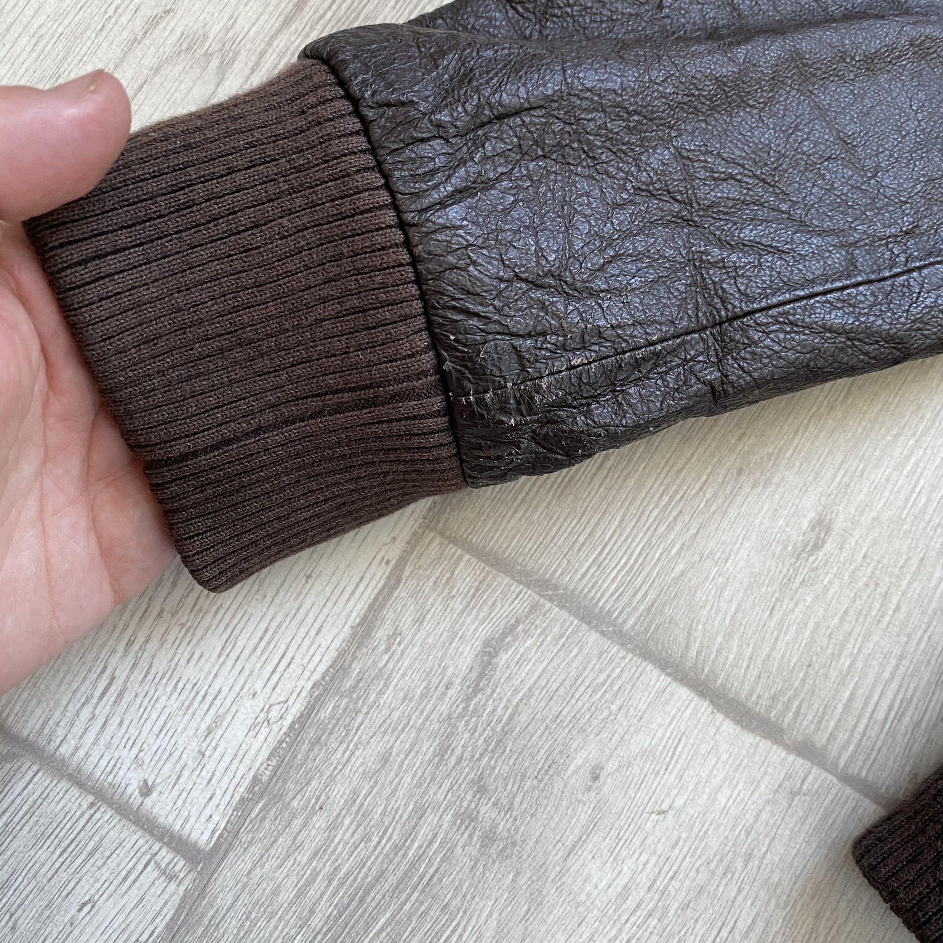 If Six Was Nine Vintage Hooded Leather Jacket Y2K Brown Biker Style Opium Size US M / EU 48-50 / 2 - 8 Thumbnail