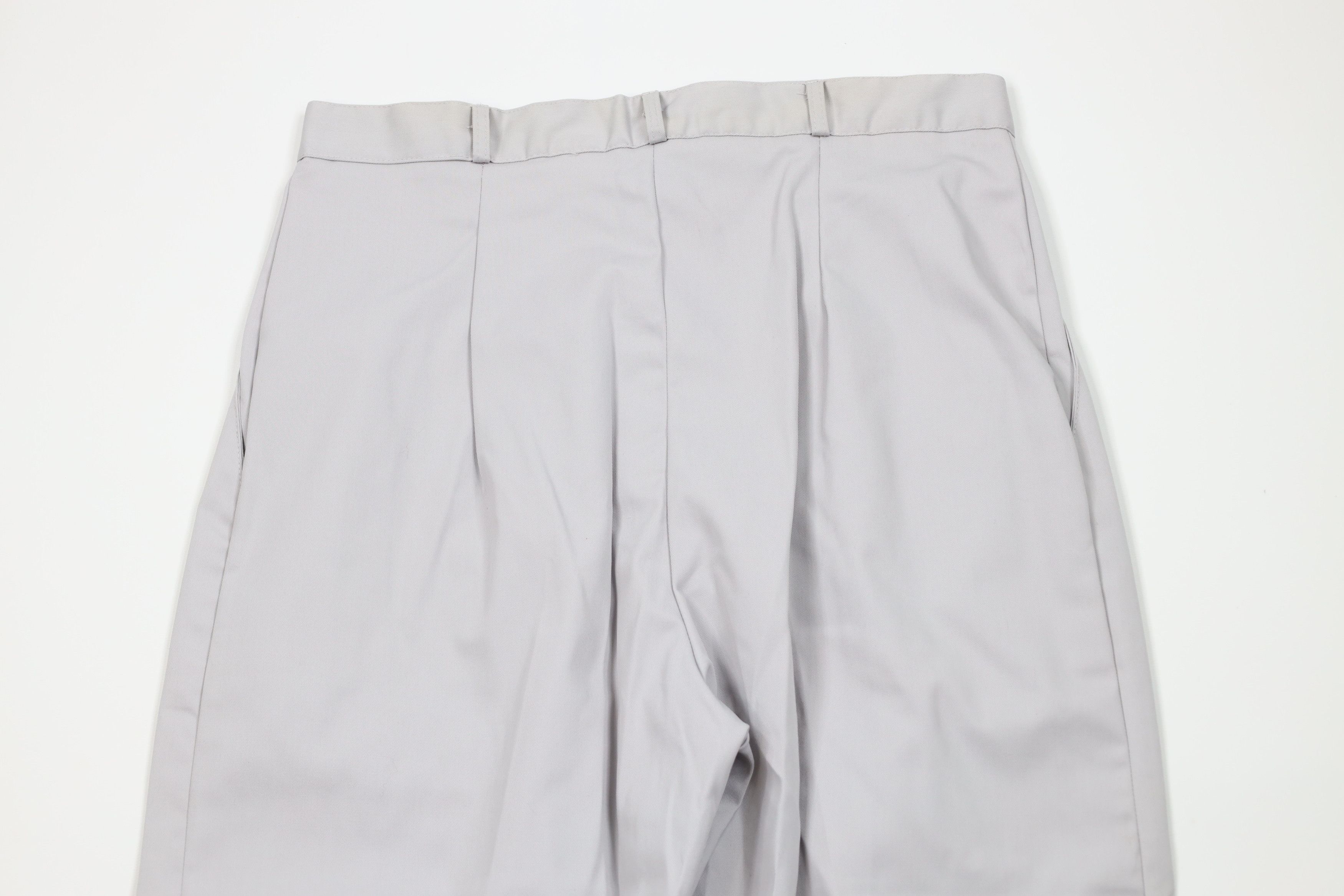 Vintage Vintage 80s 90s Mid Mod Hollywood Regency Pleated Pants Gray Size 38" / US 16 / IT 52 - 12 Thumbnail