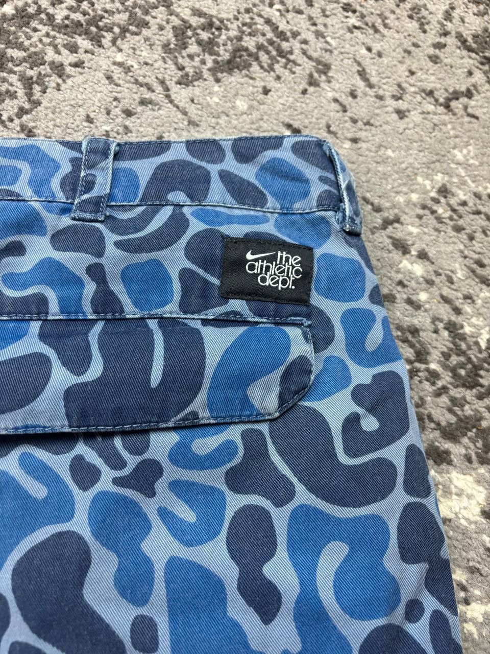 Nike × Vintage Vintage Y2K Nike Adept Military Camo Cargo Swoosh Shorts Size US 32 / EU 48 - 7 Thumbnail