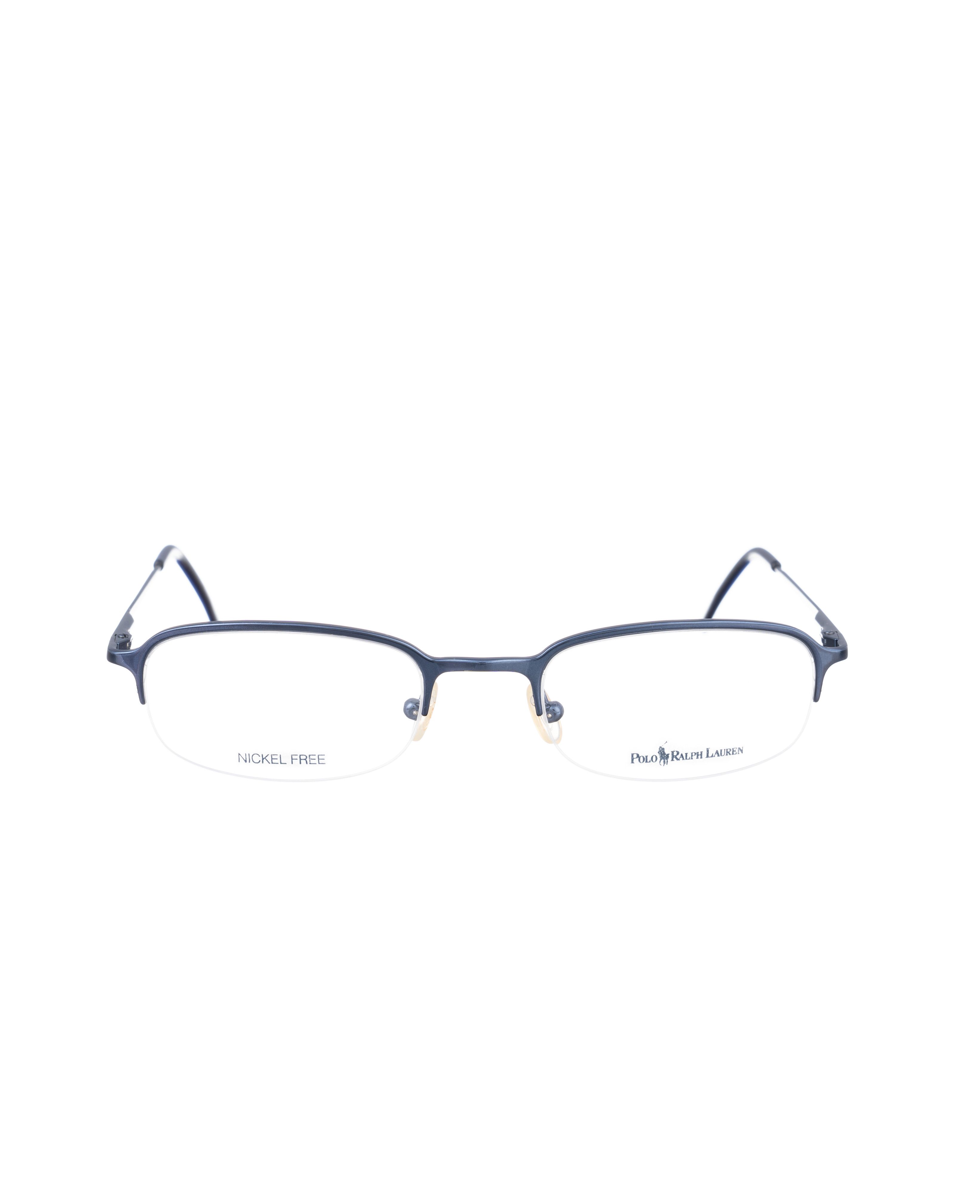 Polo Ralph Lauren Polo Ralph Lauren 00s Half Rim Navy Blue Glasses Size ONE SIZE - 2 Thumbnail