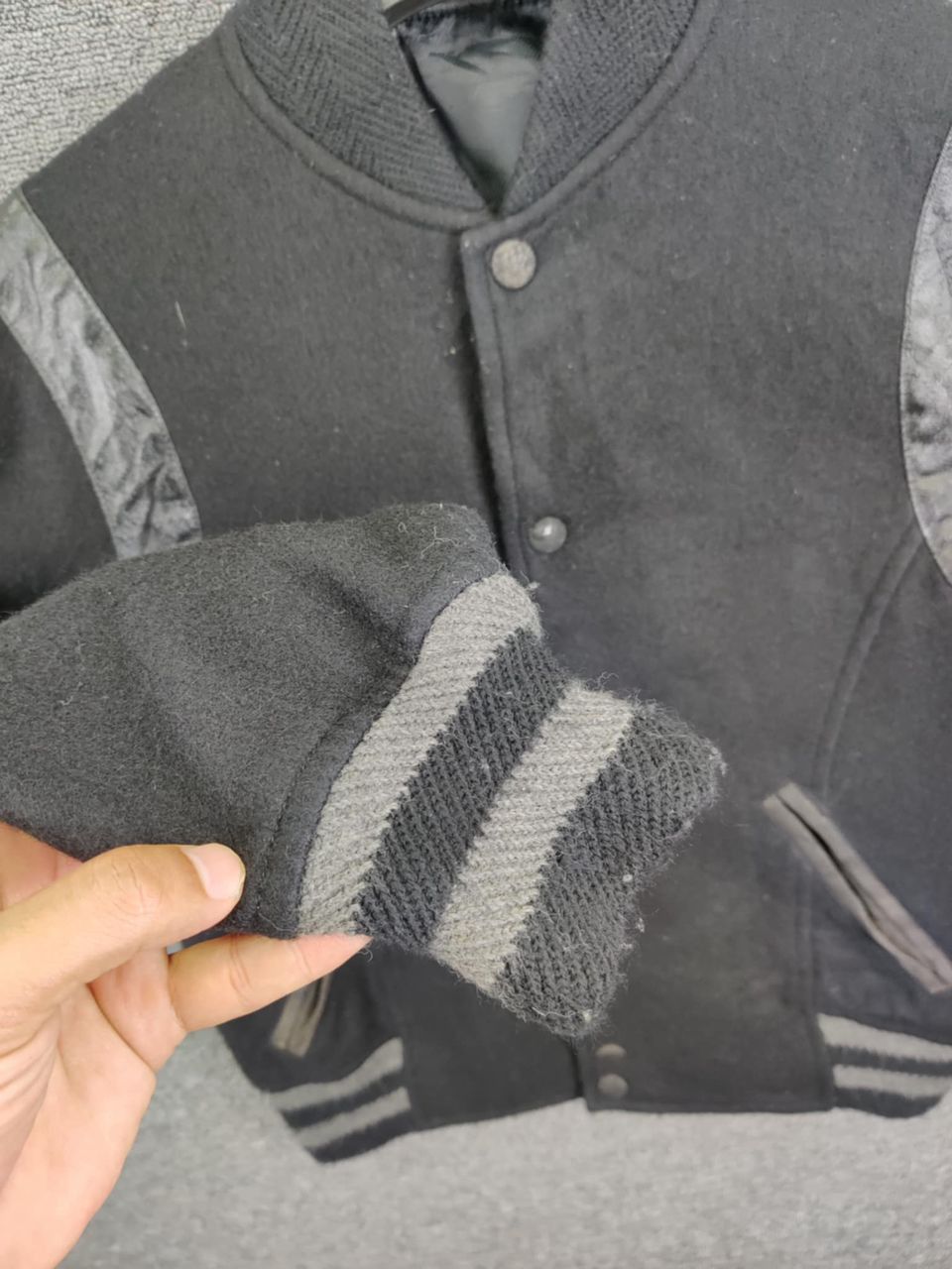 PPFM Vintage 90s PPFM Teedy Wool Varsity Jacket Size US M / EU 48-50 / 2 - 13 Thumbnail