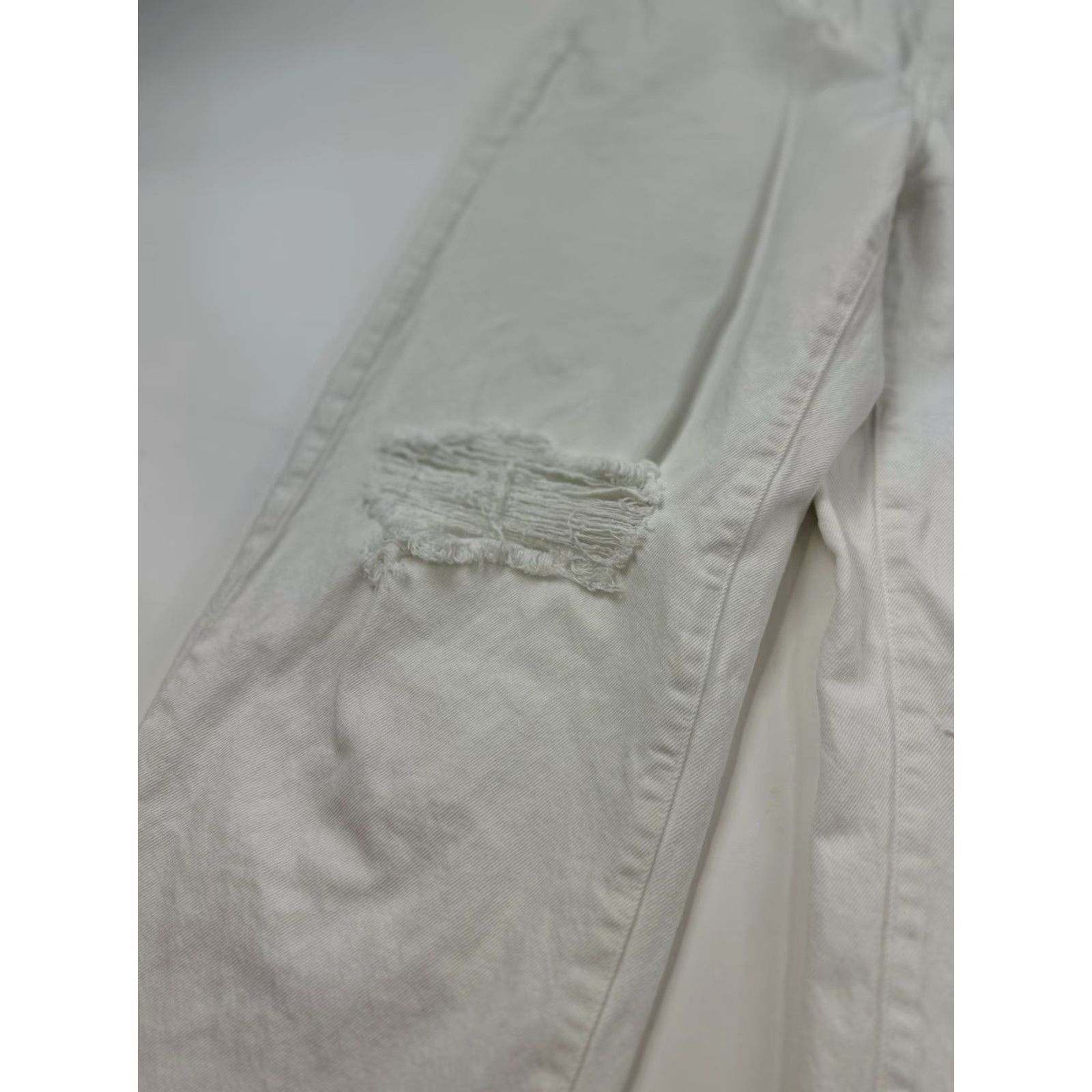 Madewell Madewell Jeans Women’s White 29 Baggy Straight Jeans Size 29" - 4 Thumbnail