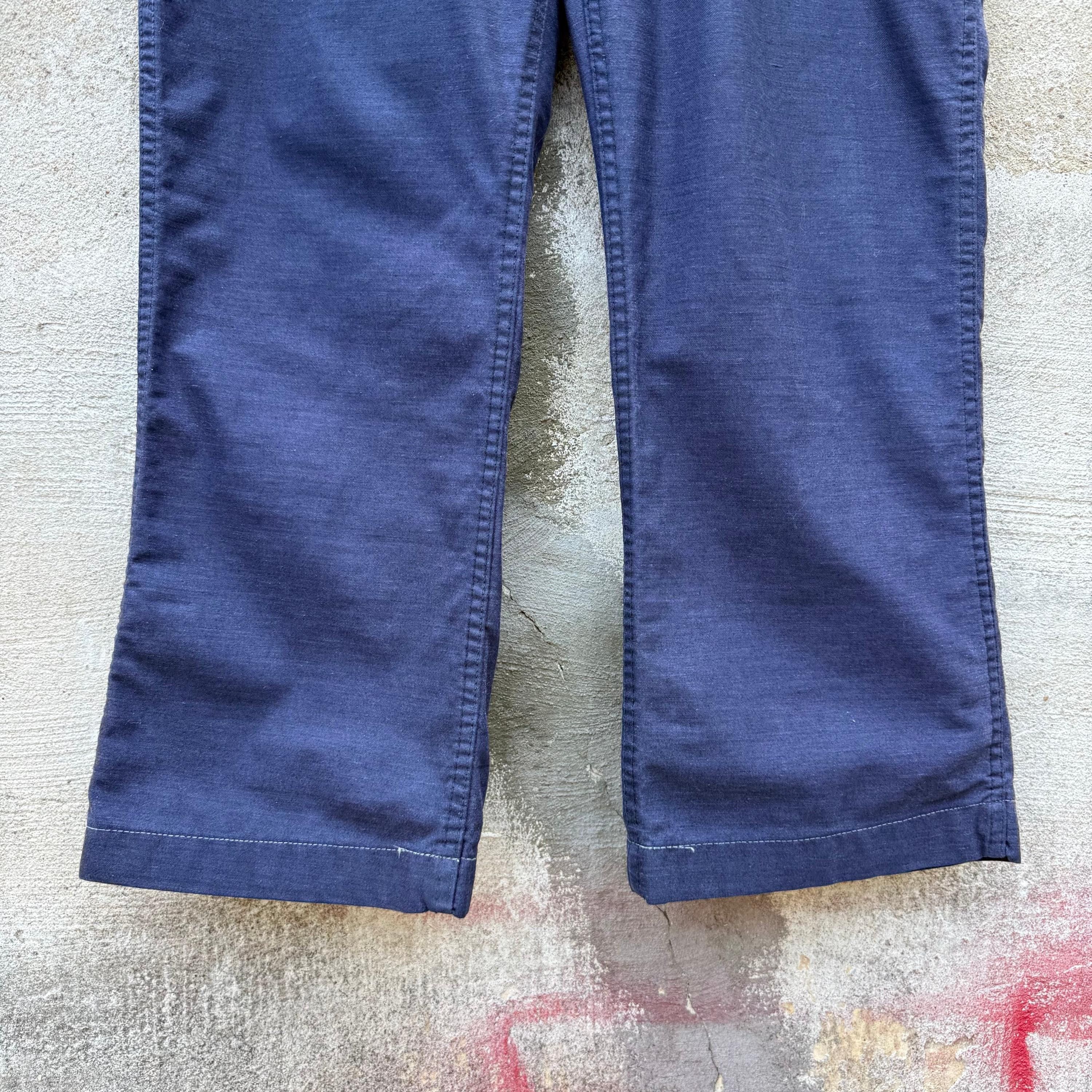 Vintage 70's Vintage USN Utility Baker Pants Style Trousers Size US 32 / EU 48 - 9 Thumbnail