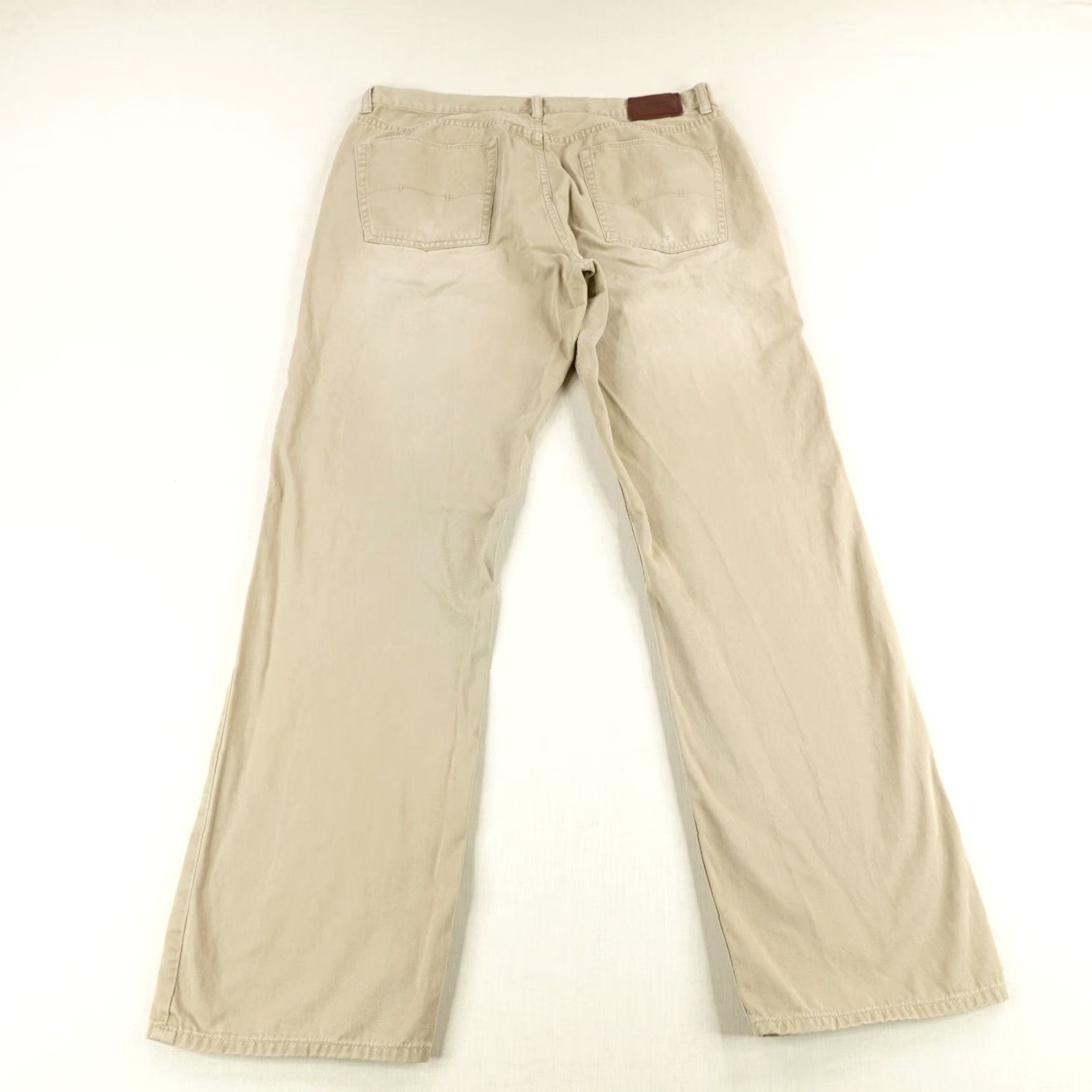 Polo Ralph Lauren VINTAGE Polo Ralph Lauren Pants Mens 36x32 Chino Khaki Beige Straight Fit Adult Casual Professional 2000s Size US S / EU 44-46 / 1 - 6 Thumbnail