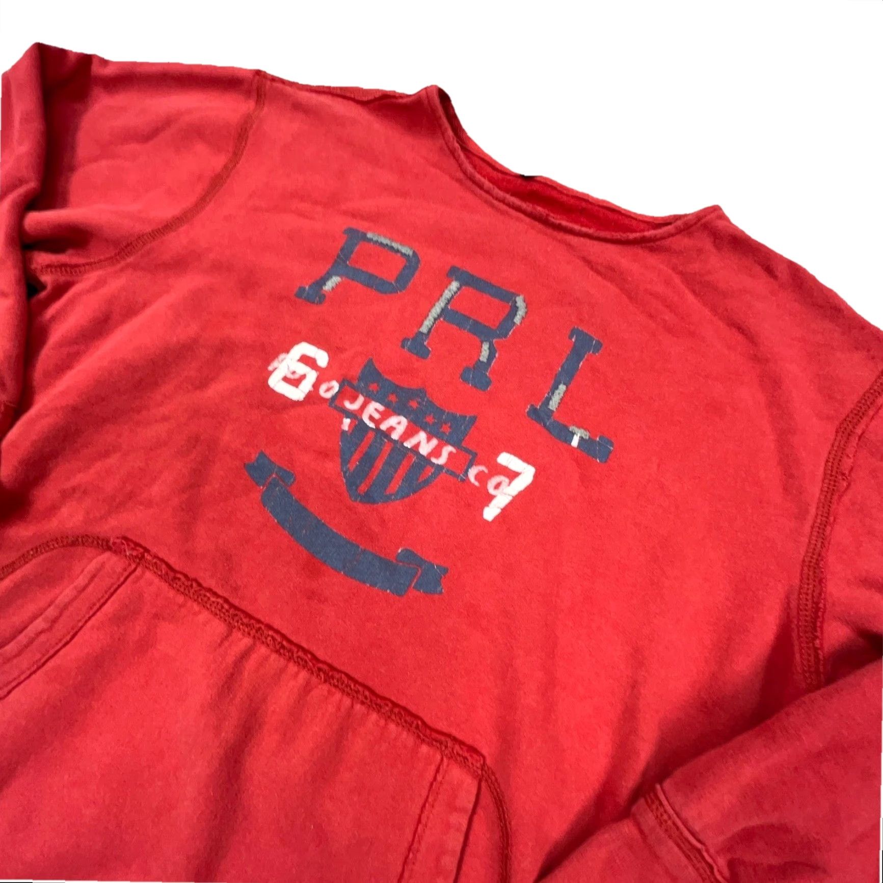 Polo Ralph Lauren Vintage Polo Ralph Lauren Sweatshirt Men Large Red PRL Jeans Y2K 2000s Size US L / EU 52-54 / 3 - 3 Thumbnail