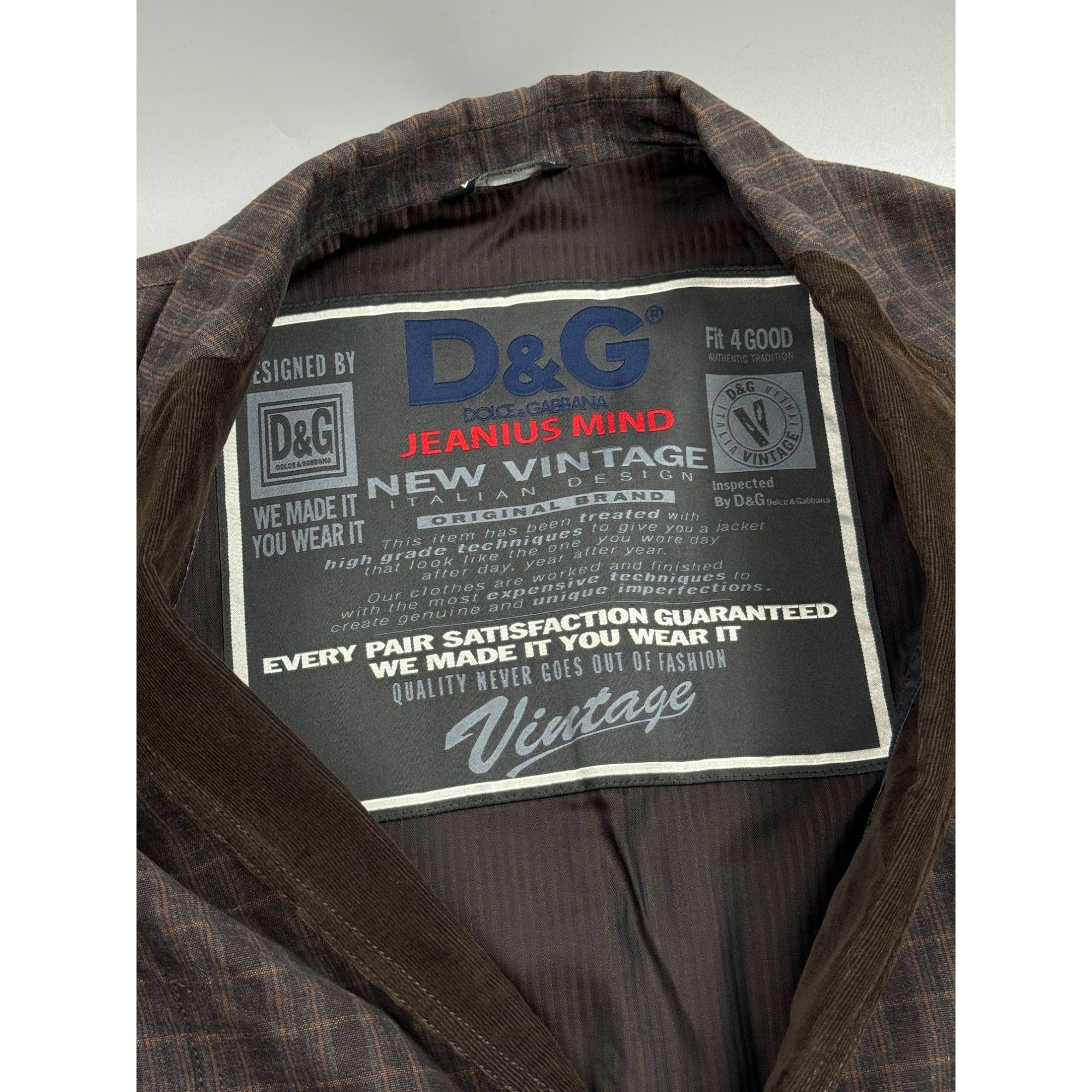 Dolce & Gabbana Dolce & Gabbana Vintage Cotton Corduroy Blazer (Y1260) Size 42R - 6 Thumbnail