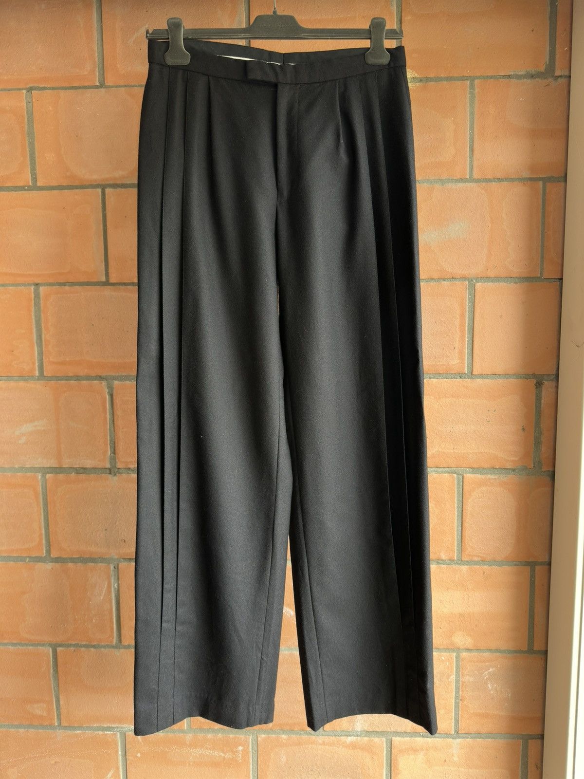 Raf Simons Raf Simons AW2000 “confusion” pleated wide trousers Size US 30 / EU 46 - 2 Thumbnail