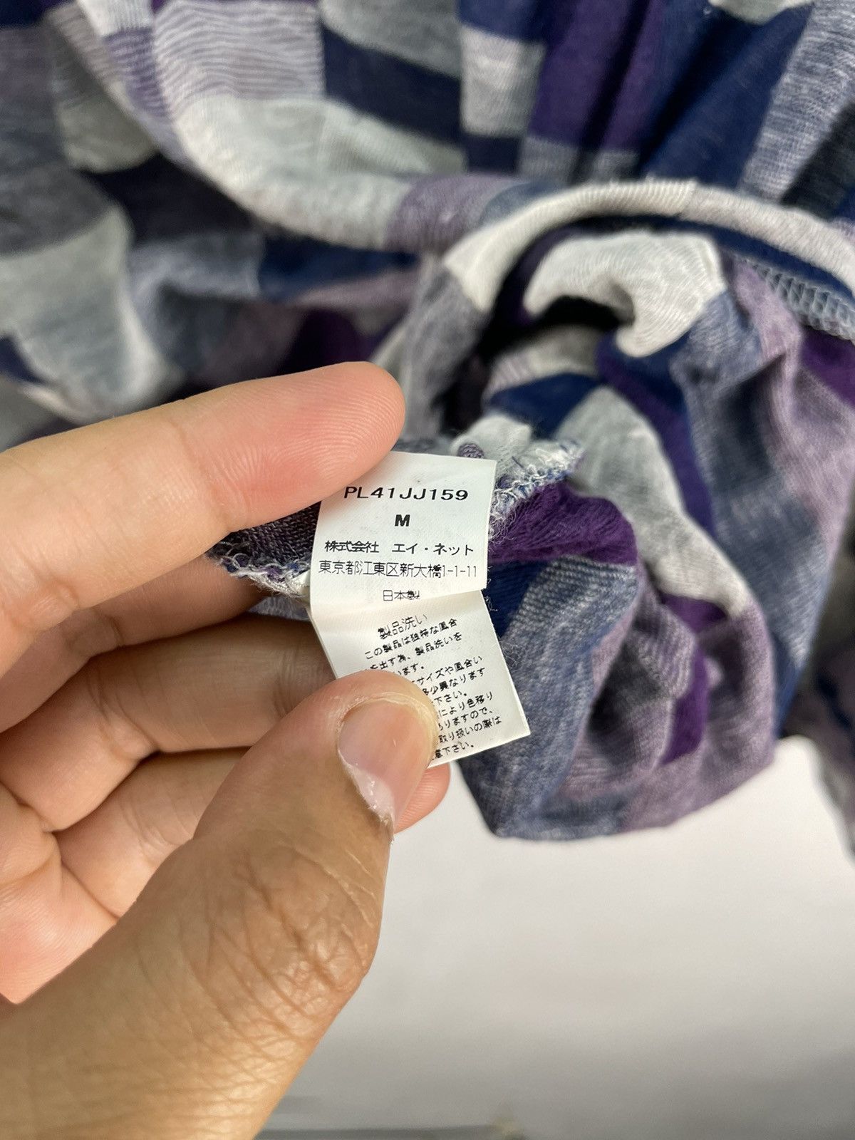 Issey Miyake Plantation Issey Miyake Women Top Long Sleeve Patchwork Size M / US 6-8 / IT 42-44 - 3 Thumbnail