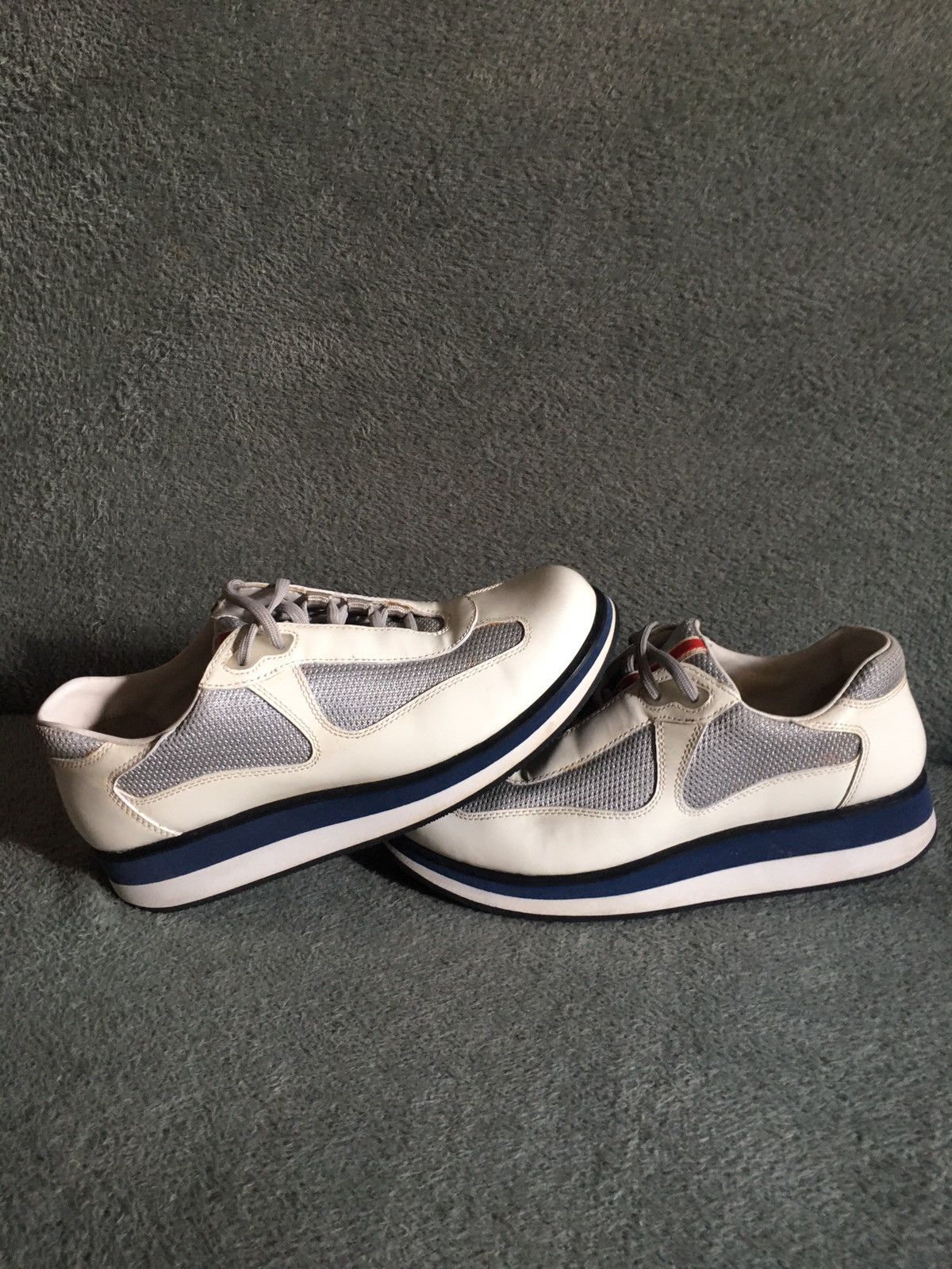 Prada PRADA American Cup Double Sole Patent Leather Sneakers EU 38 Size US 8 / IT 38 - 6 Thumbnail
