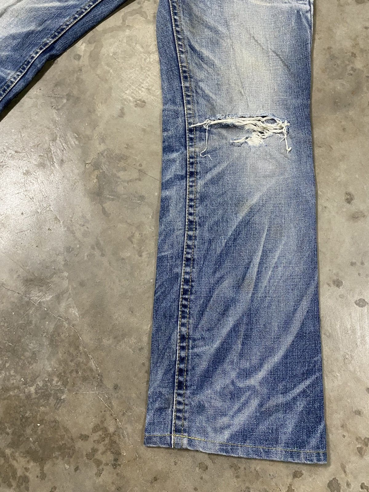 Jean × Vintage Exotic Vintage Denim Lolita Jeans Distressed @224 Size US 30 / EU 46 - 5 Thumbnail