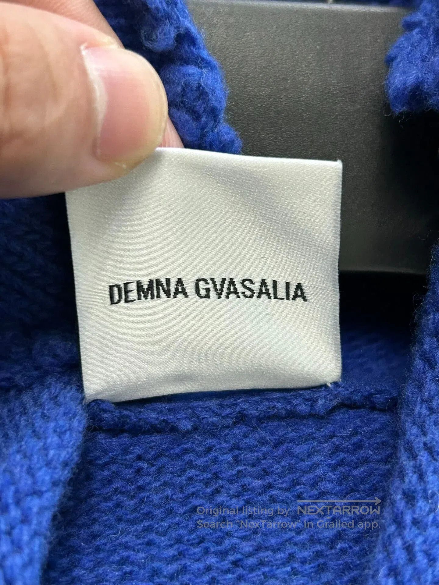 Vetements Vetements EU Star Sweater in Blue. Size US L / EU 52-54 / 3 - 5 Thumbnail