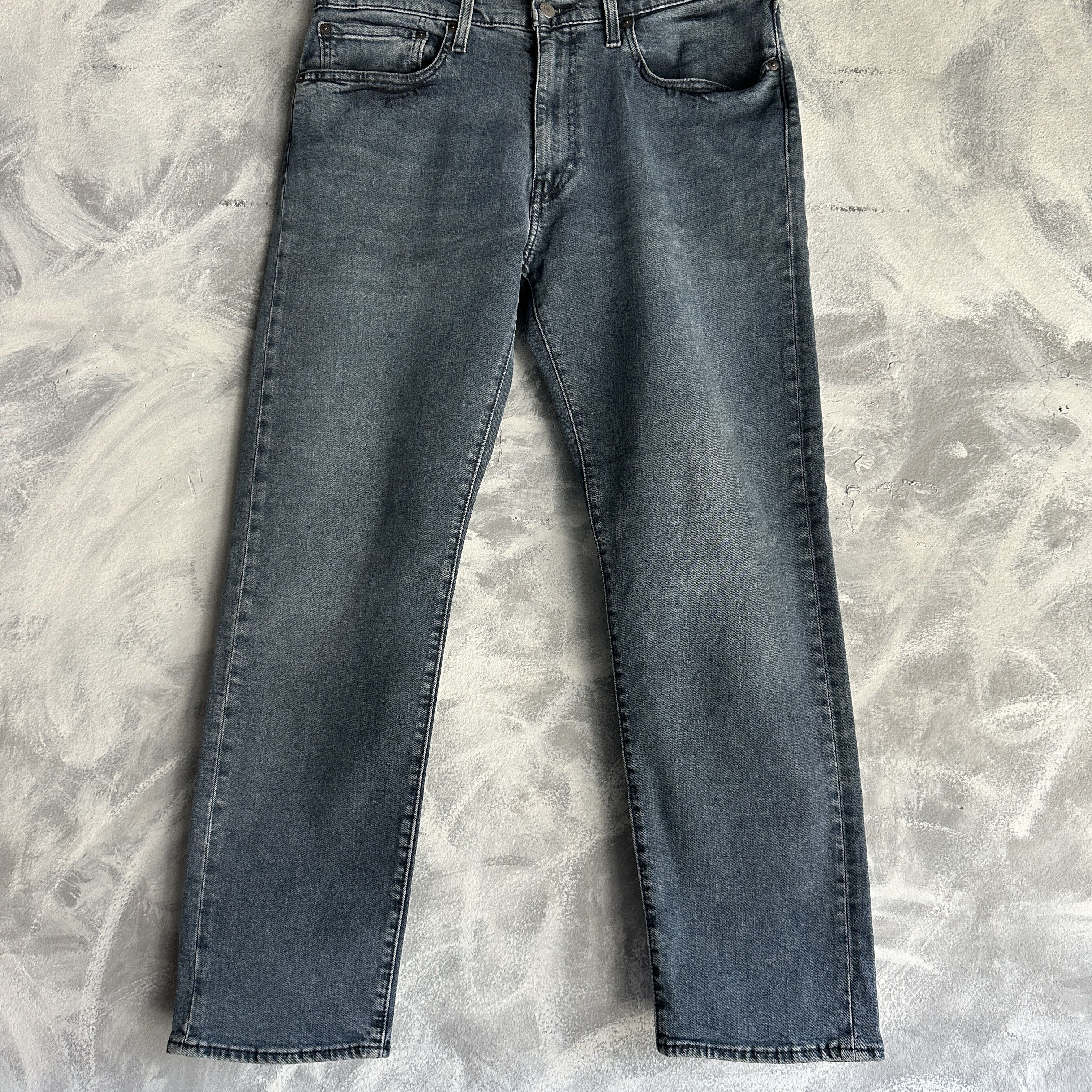 Levi's Levi's 502 Premium Jeans Taper Fit Stretch Denim Big E Size US 34 / EU 50 - 2 Thumbnail