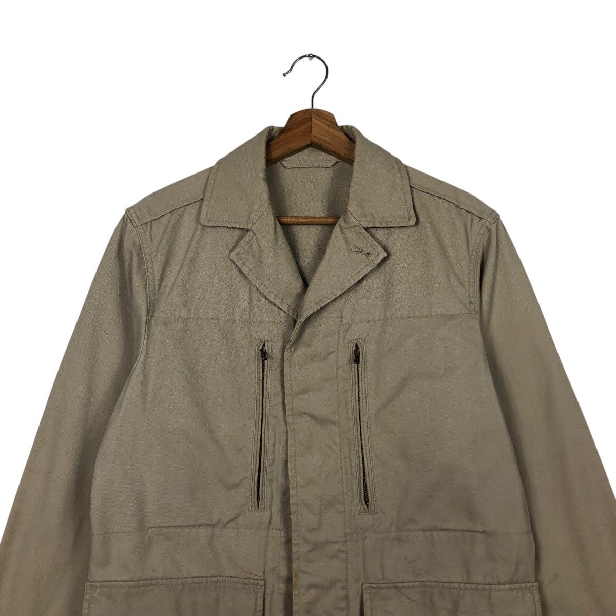 Japanese Brand × Vintage 📌Vintage Chore Work Jacket Duck Canvas Uniqlo Issey Miyake Size US L / EU 52-54 / 3 - 4 Thumbnail