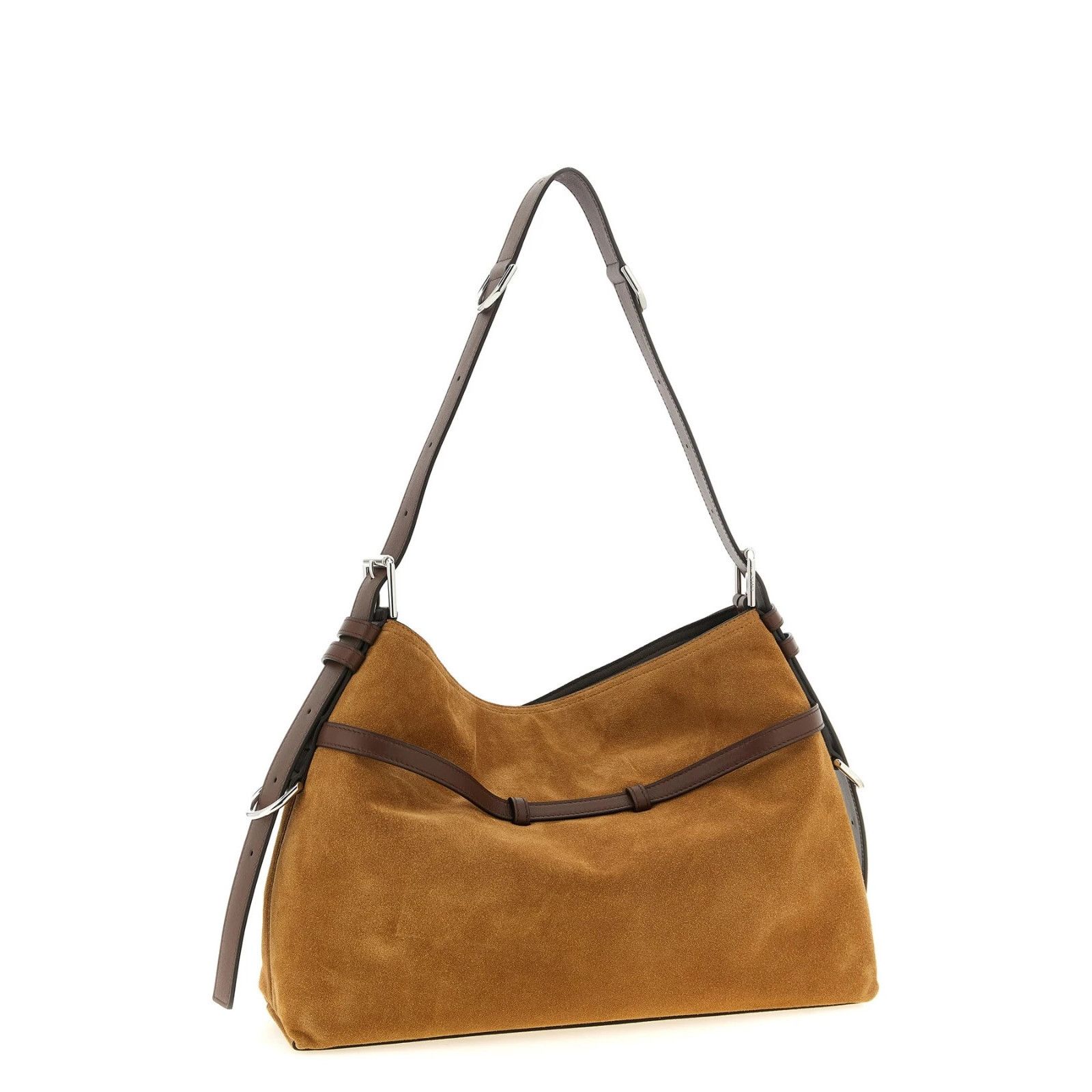 Givenchy GIVENCHY Medium Voyou Brown Suede Shoulder Bag New And Authe Size ONE SIZE - 2 Thumbnail