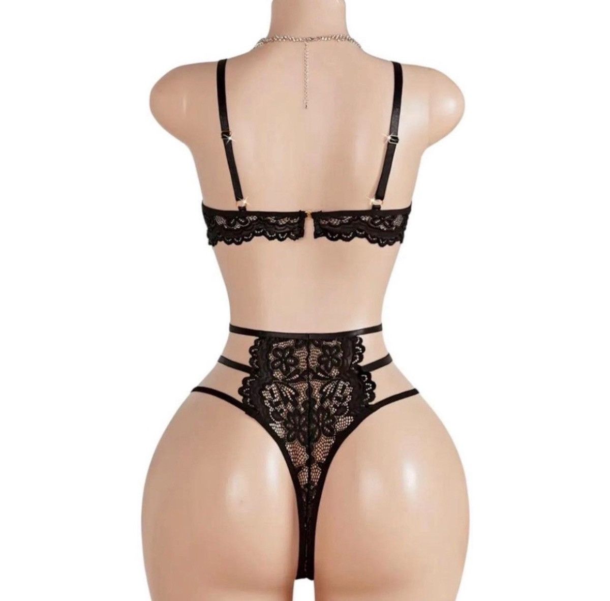 Other Sexy Black Lace Lingerie for Women Size S- One Piece Body Size S / US 4 / IT 40 - 2 Thumbnail