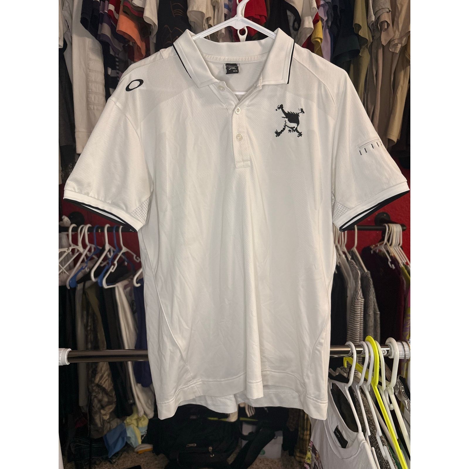 Oakley Japan Oakley Skull Golf Polo Size US XL / EU 56 / 4 - 1 Thumbnail