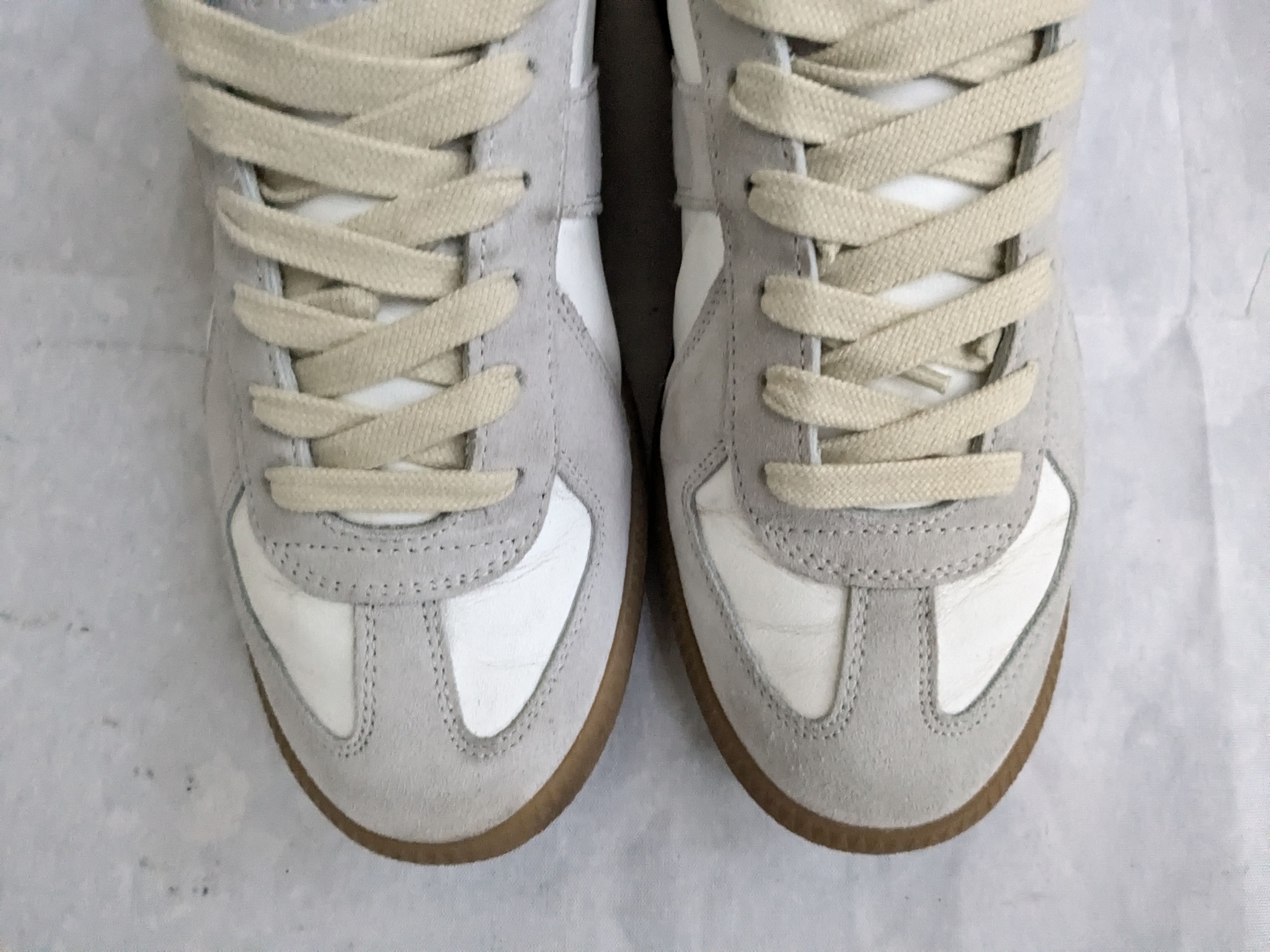 Maison Margiela Maison Margiela Replica GAT White Gray 37 7 Womens Size US 7 / IT 37 - 3 Thumbnail