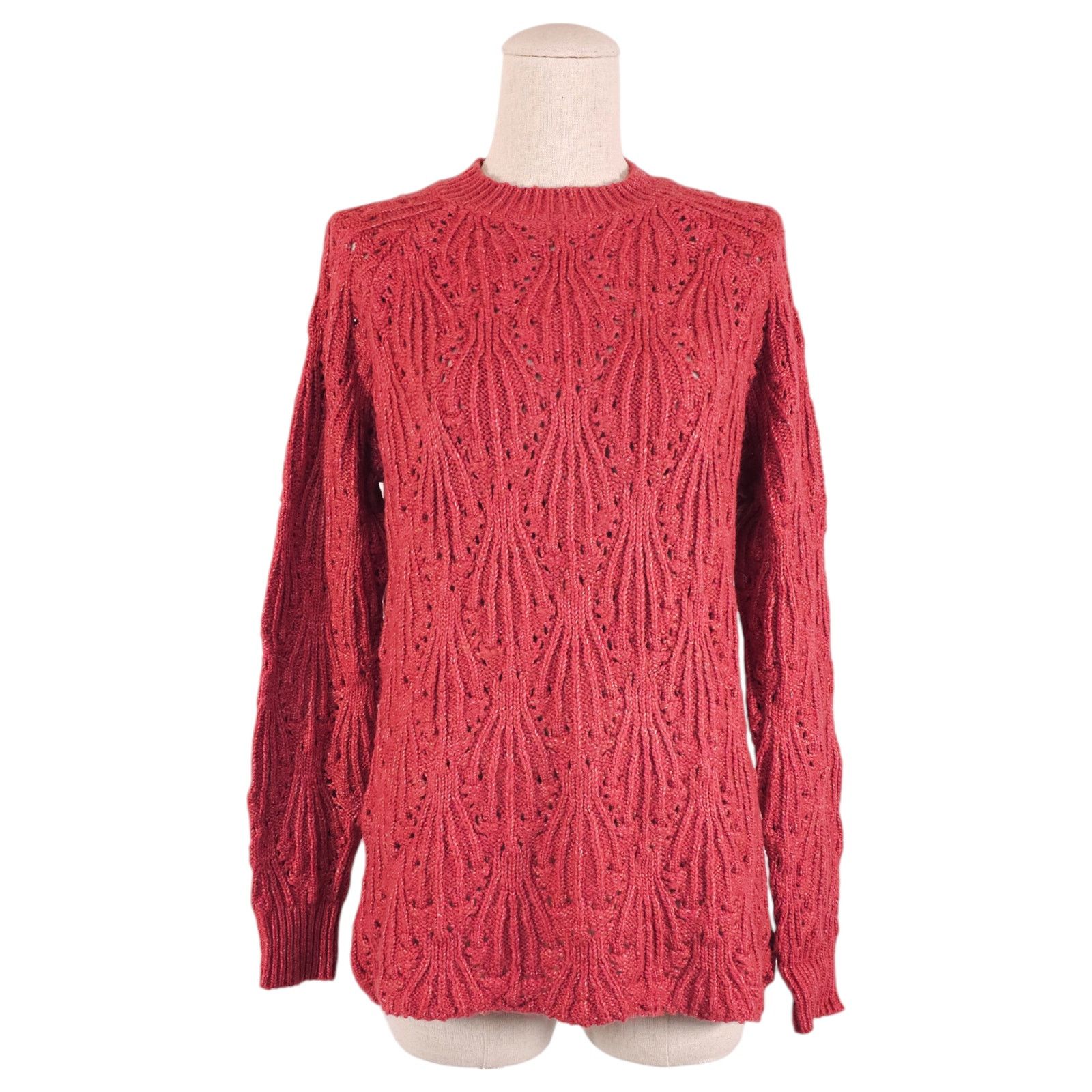 Other Kensie Nubby Textured Knit Sweater Red Sz Medium Size M / US 6-8 / IT 42-44 - 1 Thumbnail