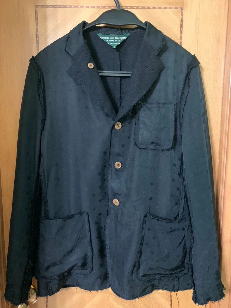 Comme des Garcons Comme Des Garcons SBlack herringbone suit jacket 2502-Next Size US S / EU 44-46 / 1 - 1 Thumbnail