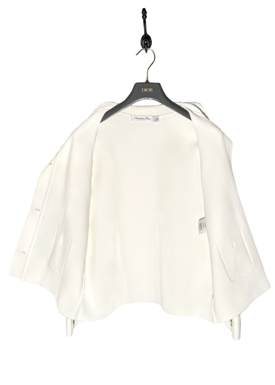 Dior Dior White Technical Mesh Cropped Jacket Size M / US 6-8 / IT 42-44 - 8 Thumbnail
