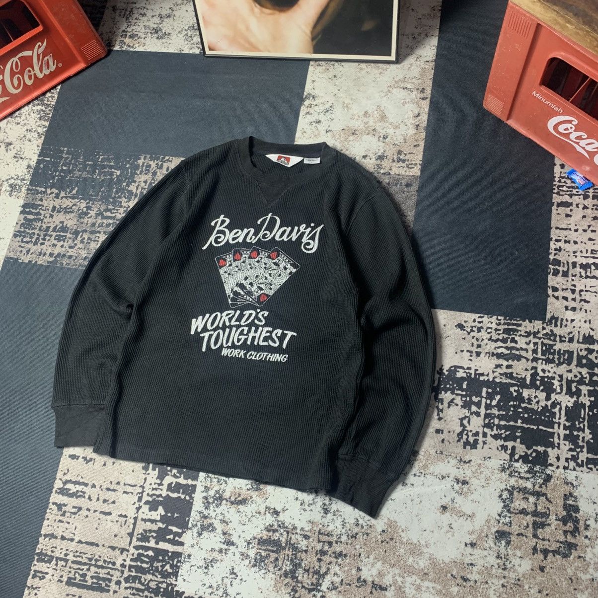 Ben Davis ‼️RARE‼️ Ben Davis Longsleeve tee Wafle Size US L / EU 52-54 / 3 - 3 Thumbnail