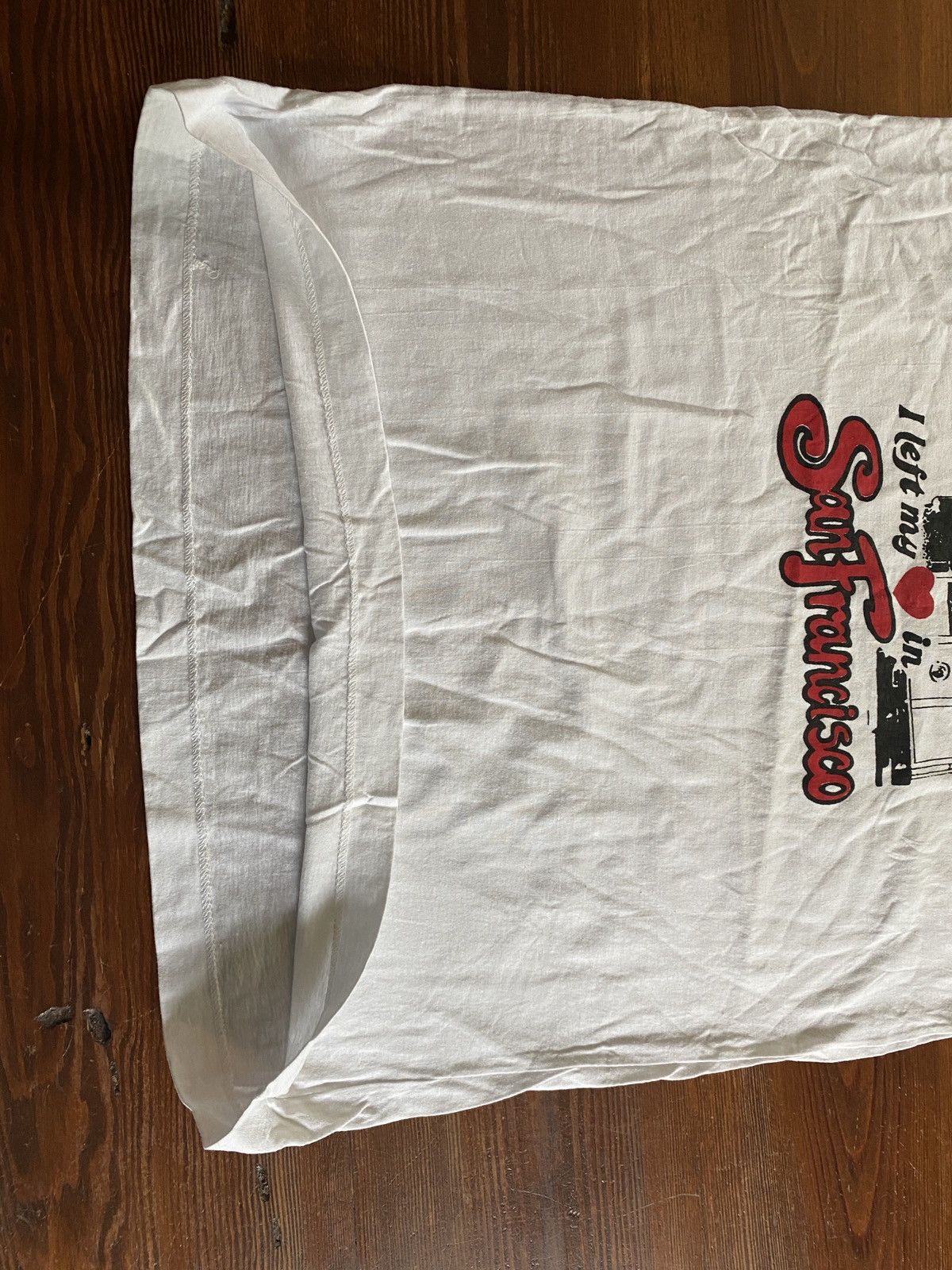 Vintage Vintage 70’s/80’s Left ❤️ in San Francisco Single Stitch Tee Size US M / EU 48-50 / 2 - 11 Thumbnail
