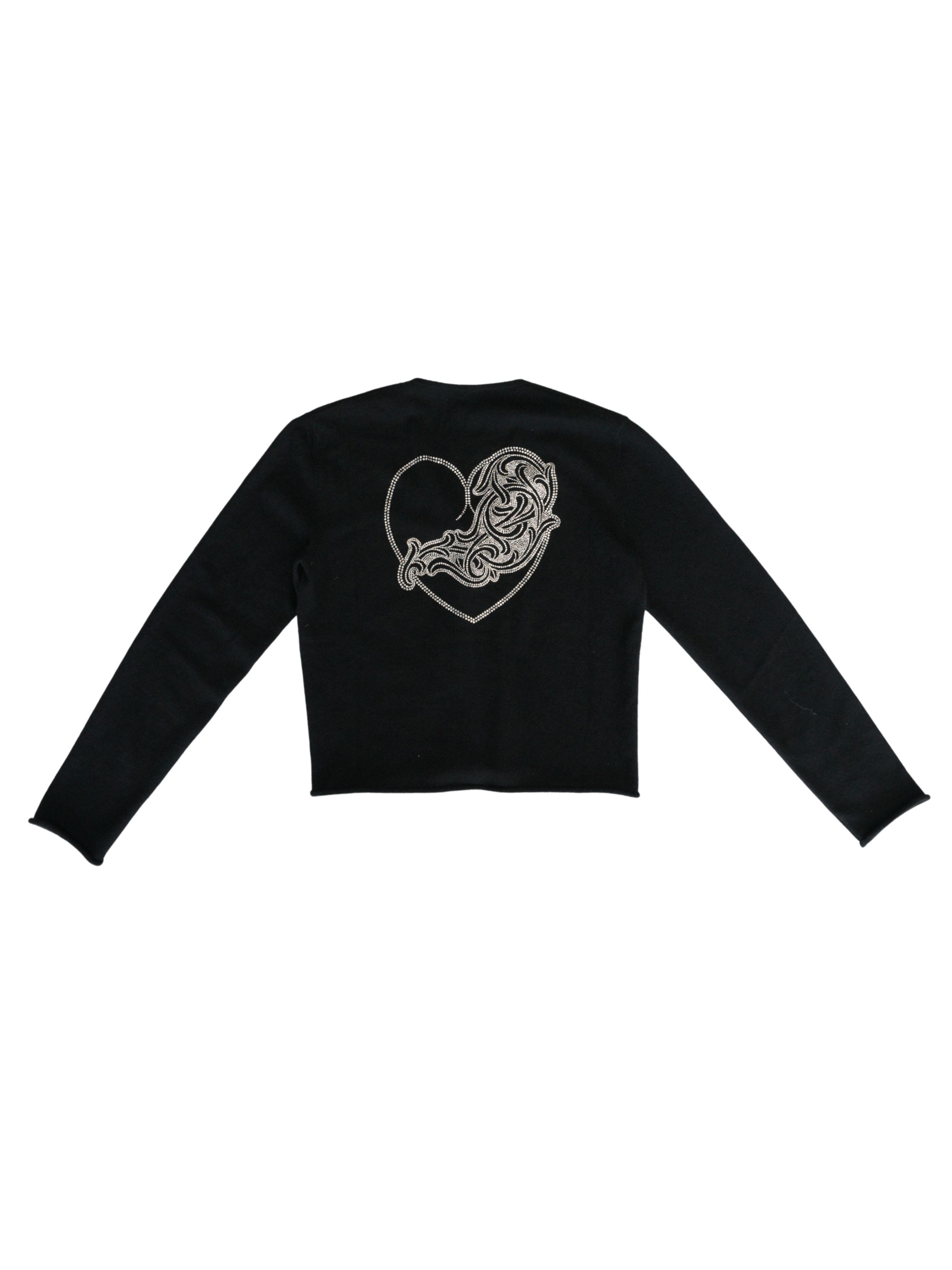 Chrome Hearts Chrome Hearts Y NOT Back Rhinestone Viny Heart Cashmere Size US M / EU 48-50 / 2 - 1 Thumbnail
