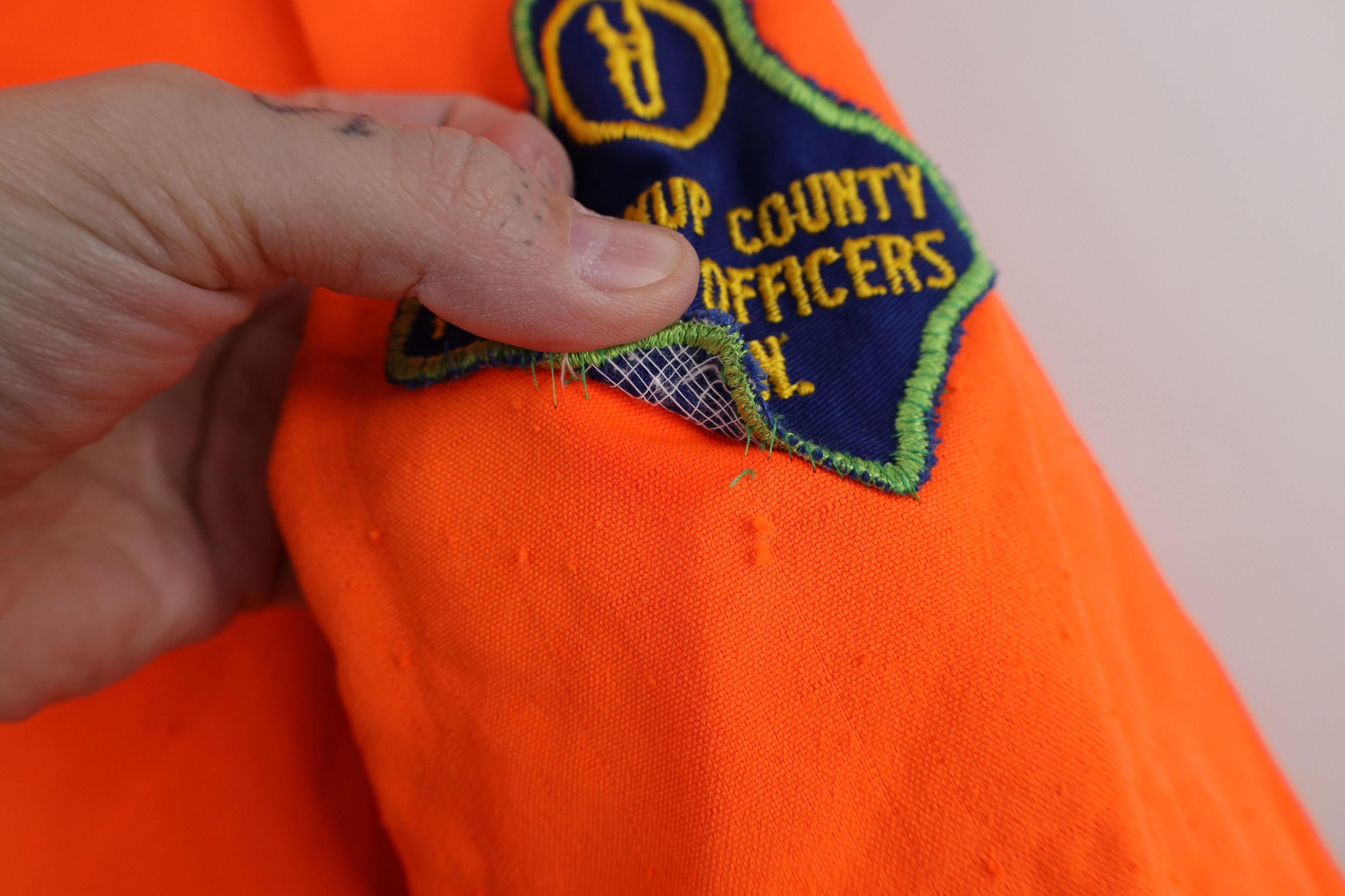 Vintage Vintage 70s 80s Police Officers Assn Hooded Jacket USA Size US XXL / EU 58 / 5 - 5 Thumbnail