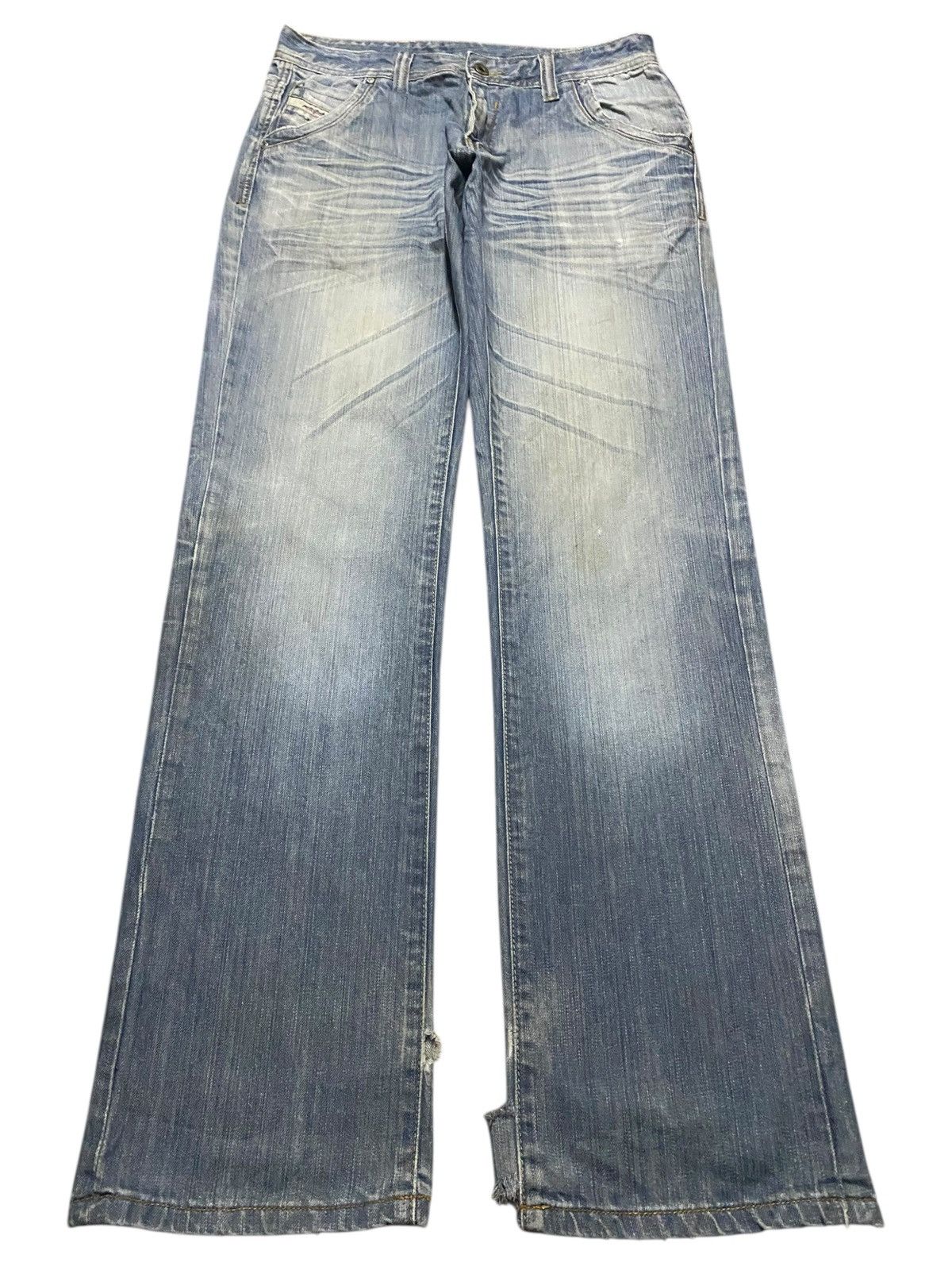 Diesel Black Gold Vintage Diesel Italy Brand Streetwear Faded Wash Loose Jeans Size US 30 / EU 46 - 1 Thumbnail