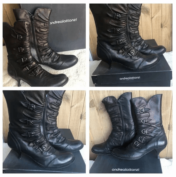 Other Avant Garde Leather Boots Crazy Avant Garde Size US 7.5 / IT 37.5 - 4 Thumbnail