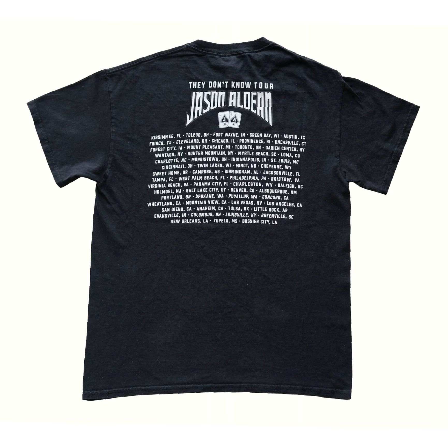 Gildan VINTAGE Jason Aldean Country Men’s T Shirt Tour Conert Merchandise Black SZ M Shirt Mens Size US M / EU 48-50 / 2 - 3 Thumbnail