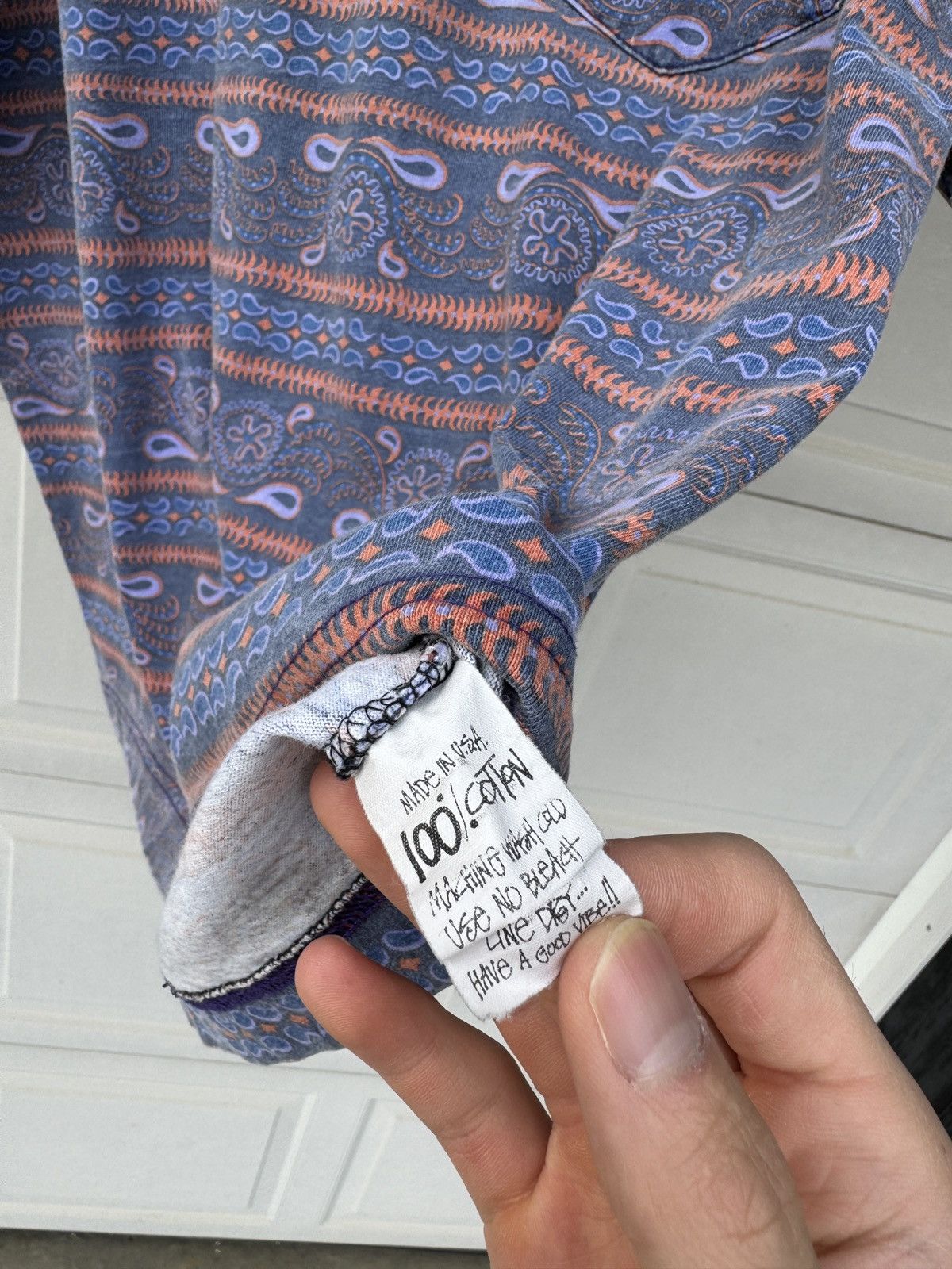 Stussy VINTAGE 80s STÜSSY TOMTOM AOP GRAPHIC TEE Size US XL / EU 56 / 4 - 4 Thumbnail