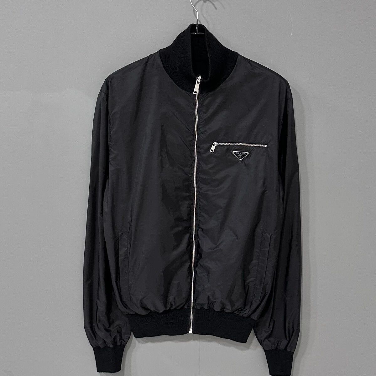 Prada Prada Men's Black Nylon Jacket Size US M / EU 48-50 / 2 - 1 Thumbnail